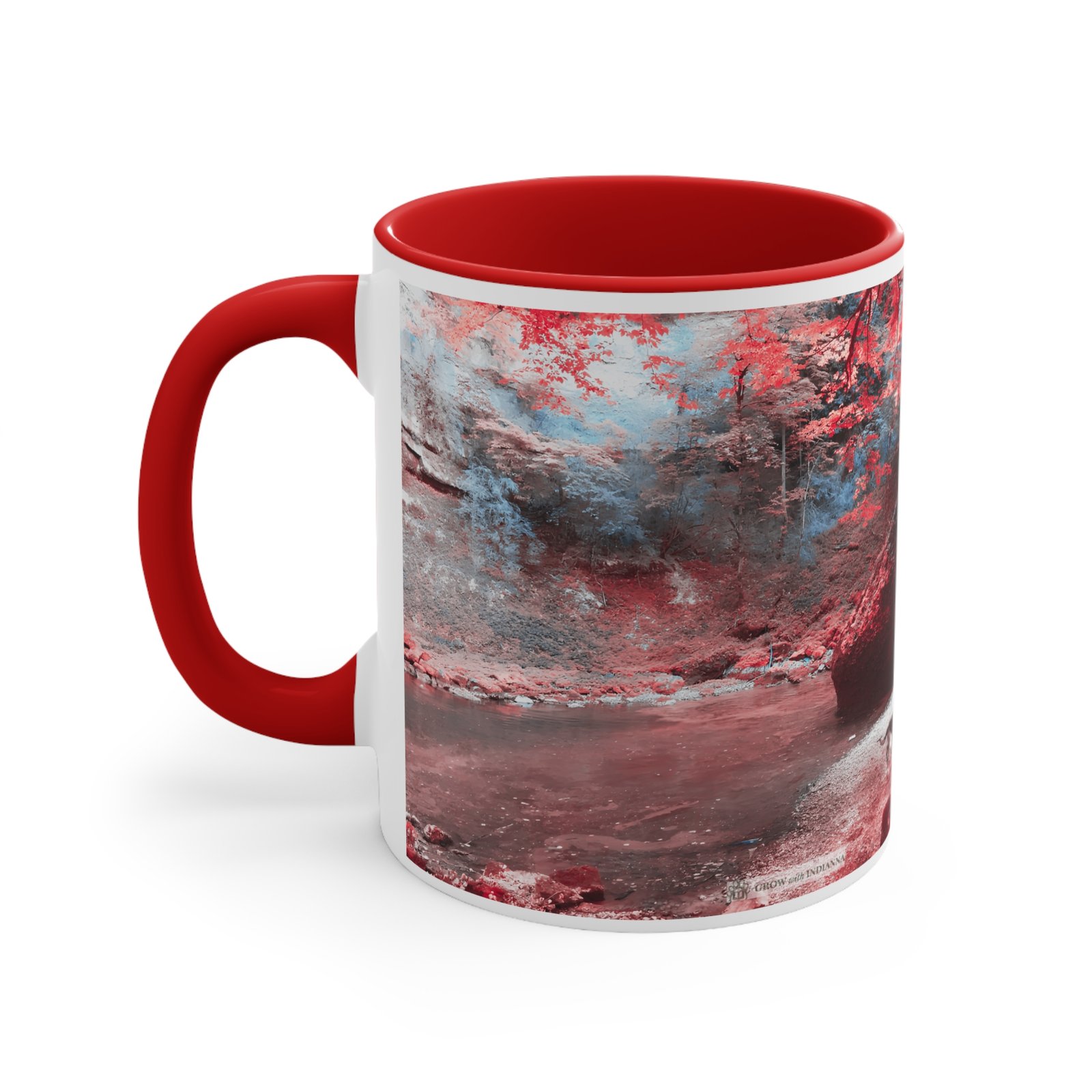 ☕ Mug Bicolore "Forêt Enchantée" – Collection Grow with Indianna – Image 2