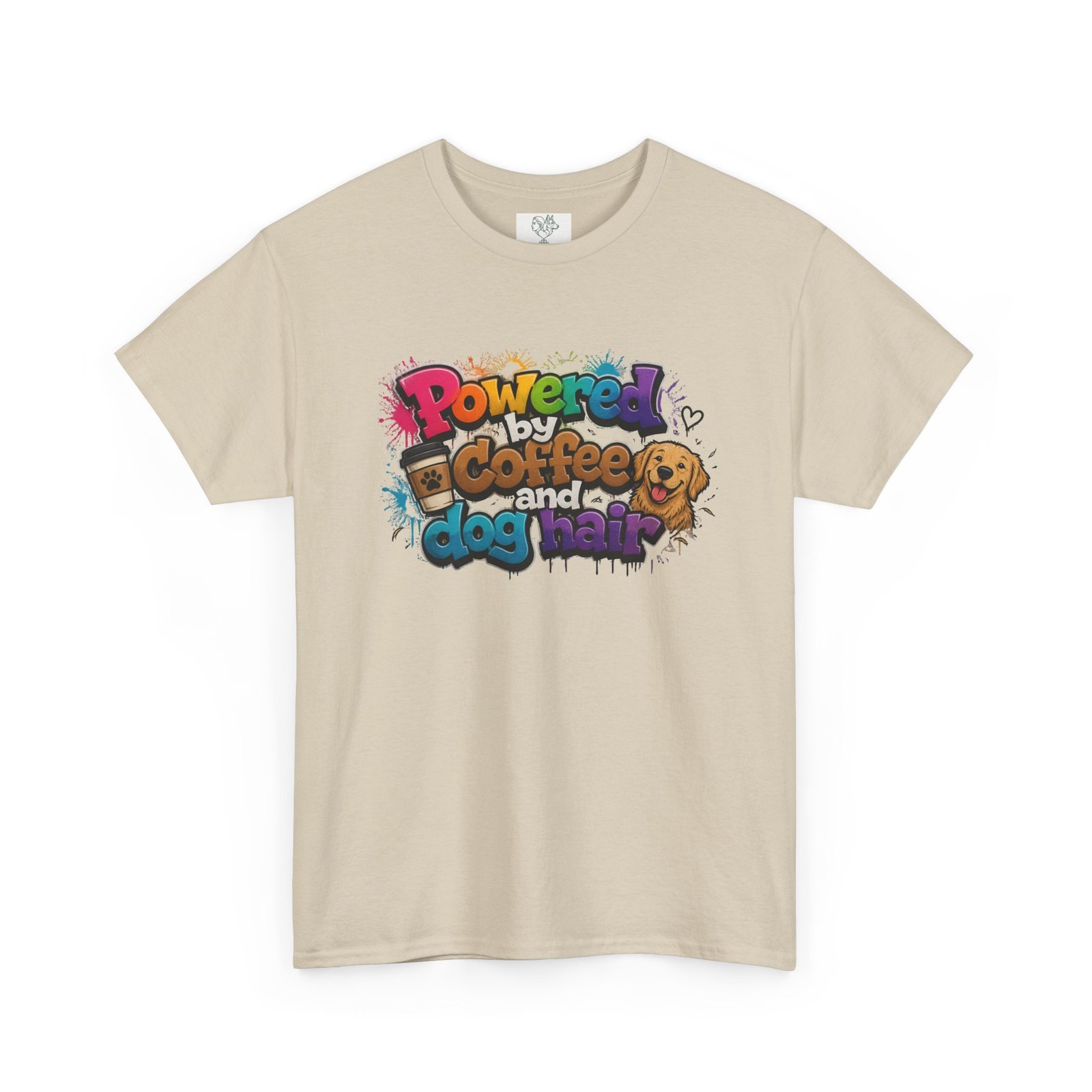 T-shirt « Powered by Coffee and Dogs » —Collection Grow with Indianna – Image 31