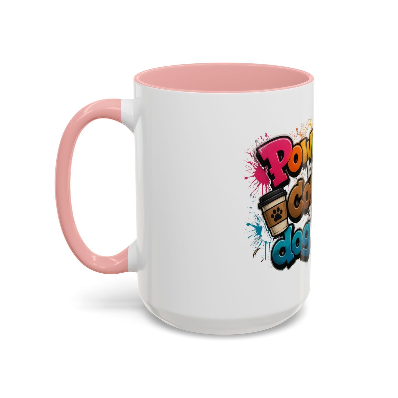 Mug Bicolore « Powered by Coffee and Dog Hair » – Collection Grow with Indianna – Image 27