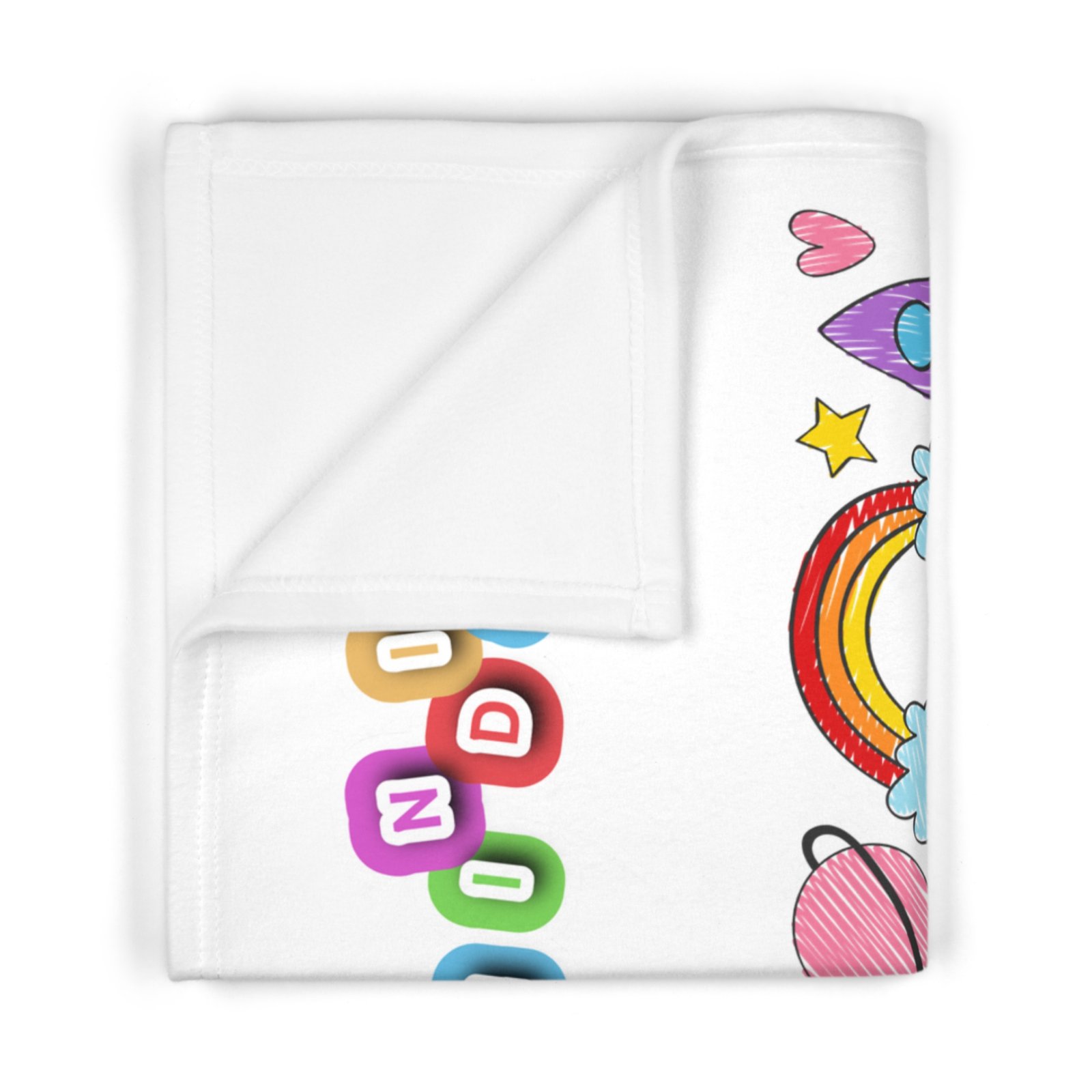 Couverture Bébé en Polaire « Little Explorer, Big Dreams » —Collection Grow with Indianna – Image 2