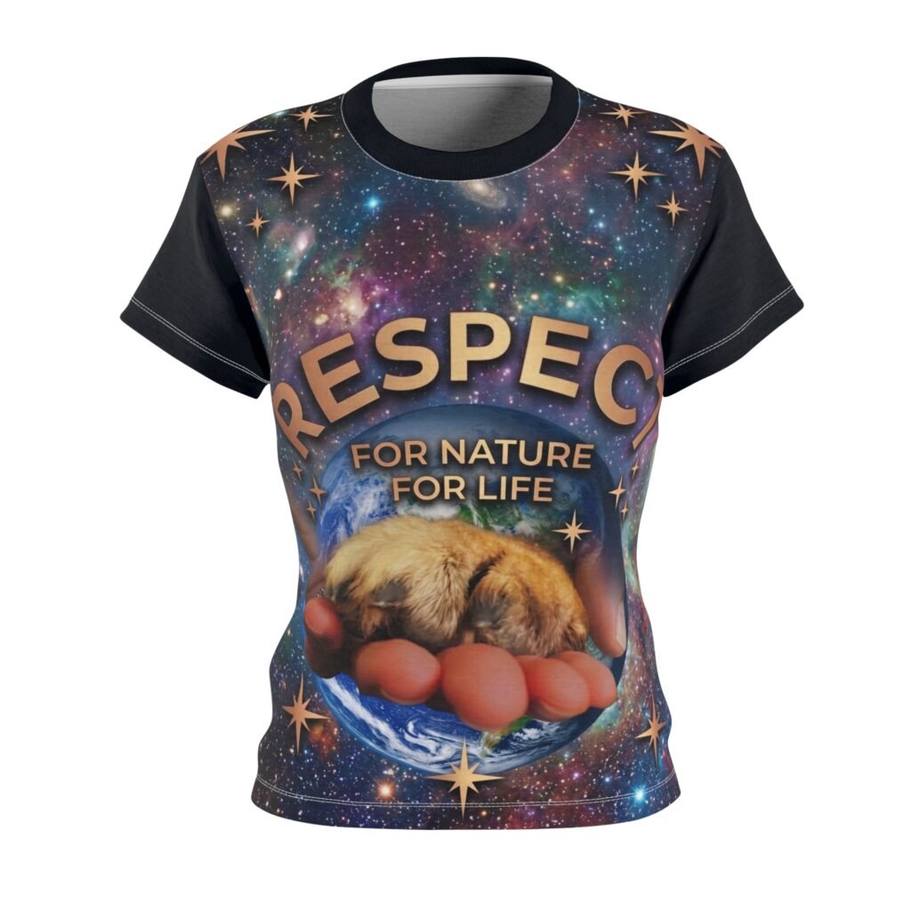 T-shirt Femme « Respect for Nature » —Collection Grow with Indianna