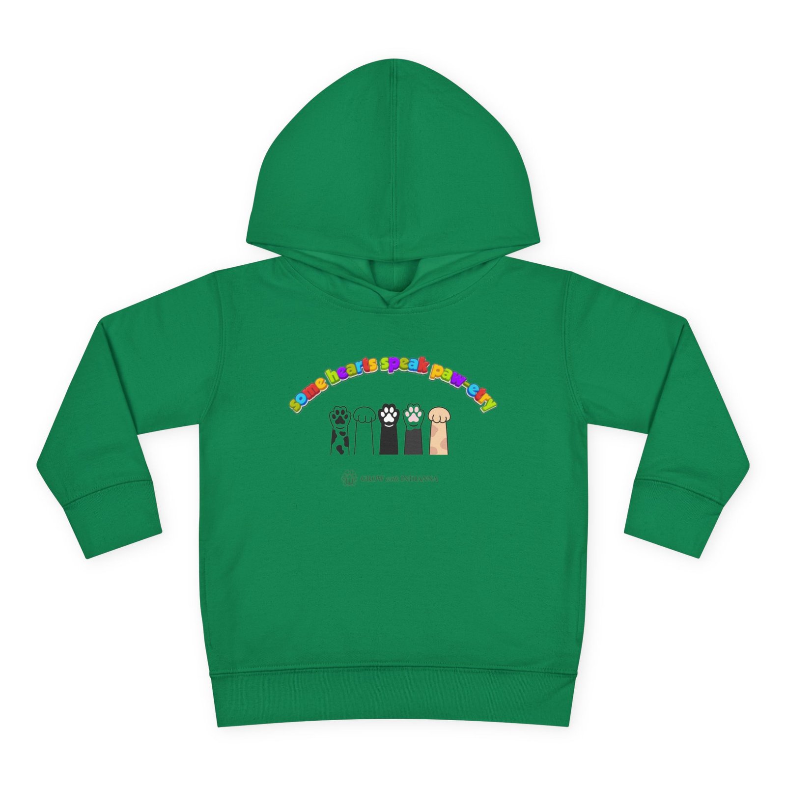 Sweat à Capuche Enfant « Paws & Rainbow » —Collection Grow with Indianna – Image 13