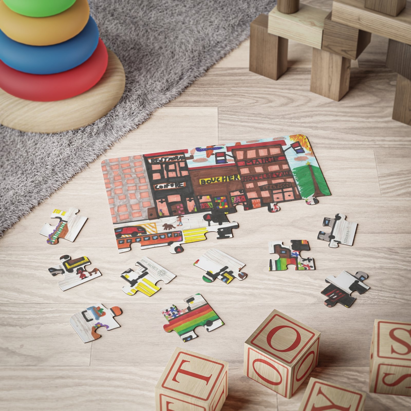 đ§©Mon premier Puzzle « Les Petits Explorateurs de la Ville » (30 piĂšces)- Collection Grow with Indianna â Image 2
