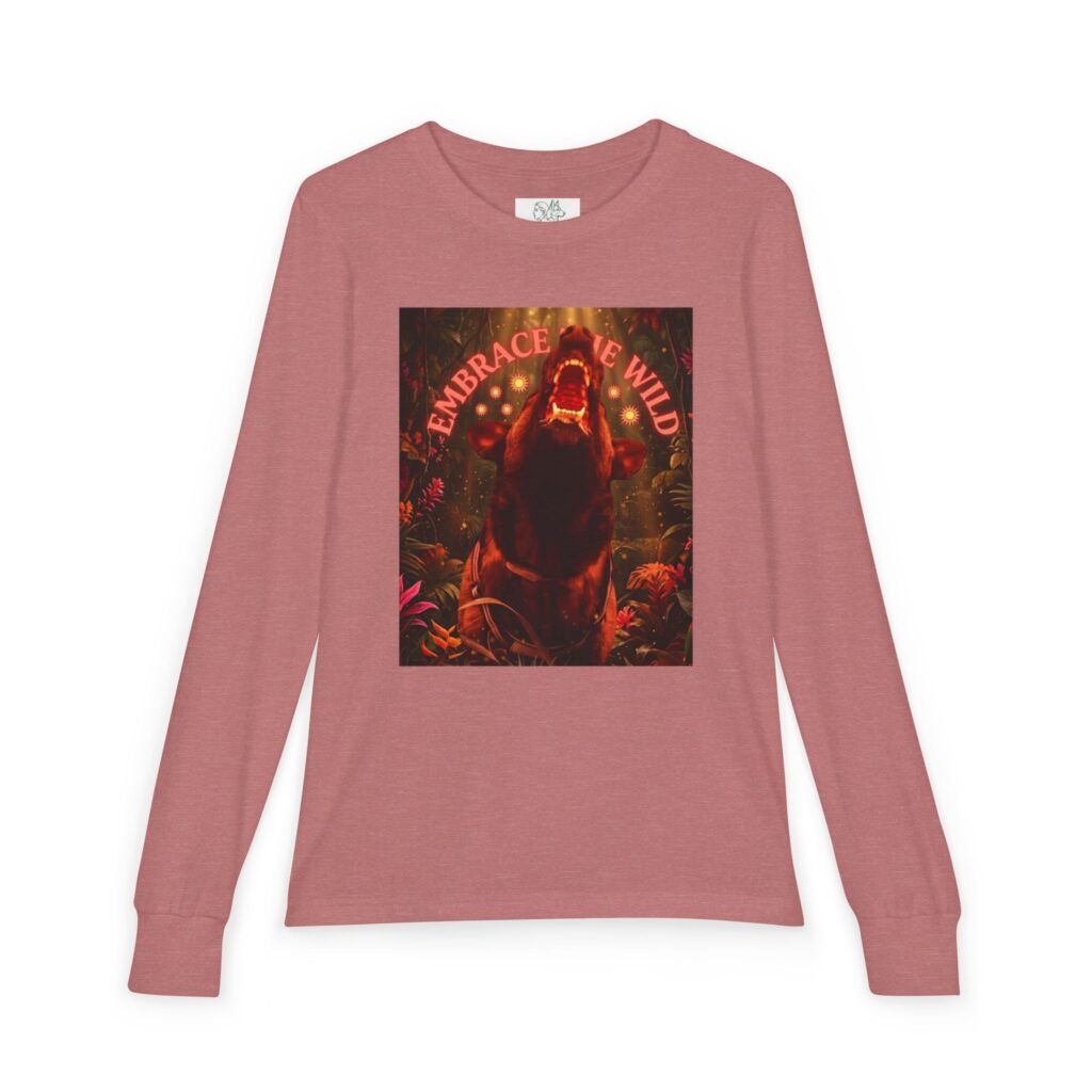 T-shirt Manches Longues « Embrace the Wild » —Collection Grow with Indianna