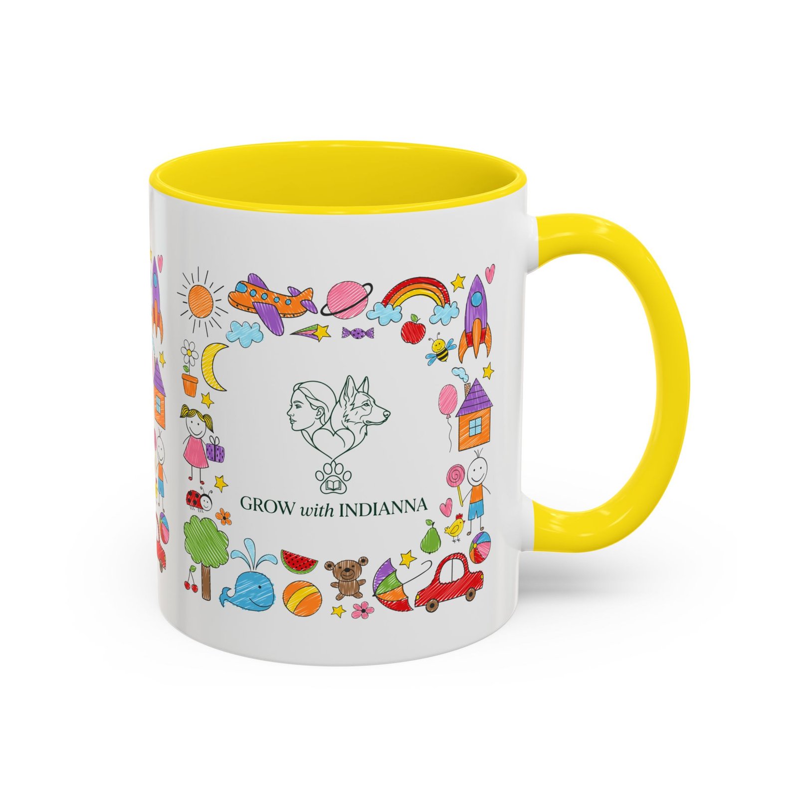 Mug Bicolore "Grow with Indianna"—Collection Grow with Indianna – Image 46