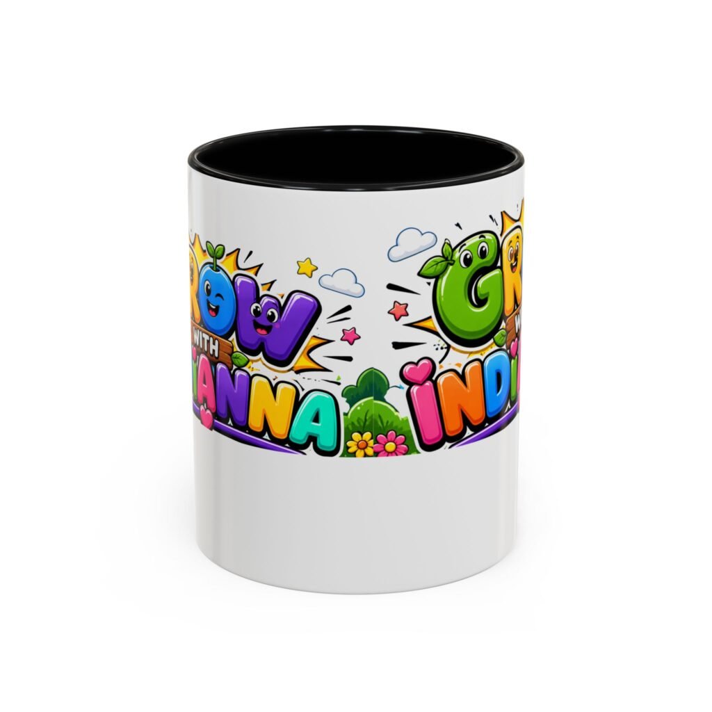 Mug Bicolore « Grow with Indianna »— Collection Grow with Indianna