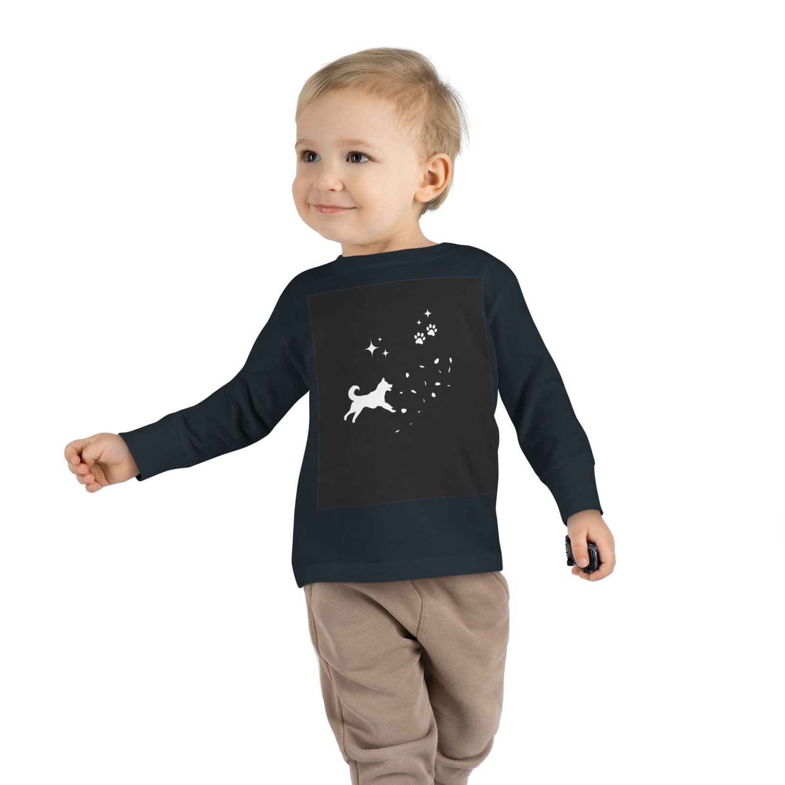 T-shirt Manches Longues Enfant en Coton —Collection Grow with Indianna – Image 3