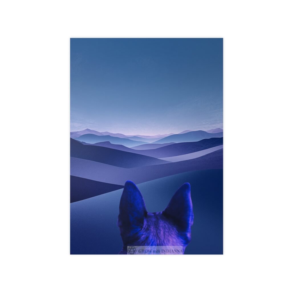 Affiche Photo Officielle "L'Horizon Onirique" – Collection Grow with Indianna
