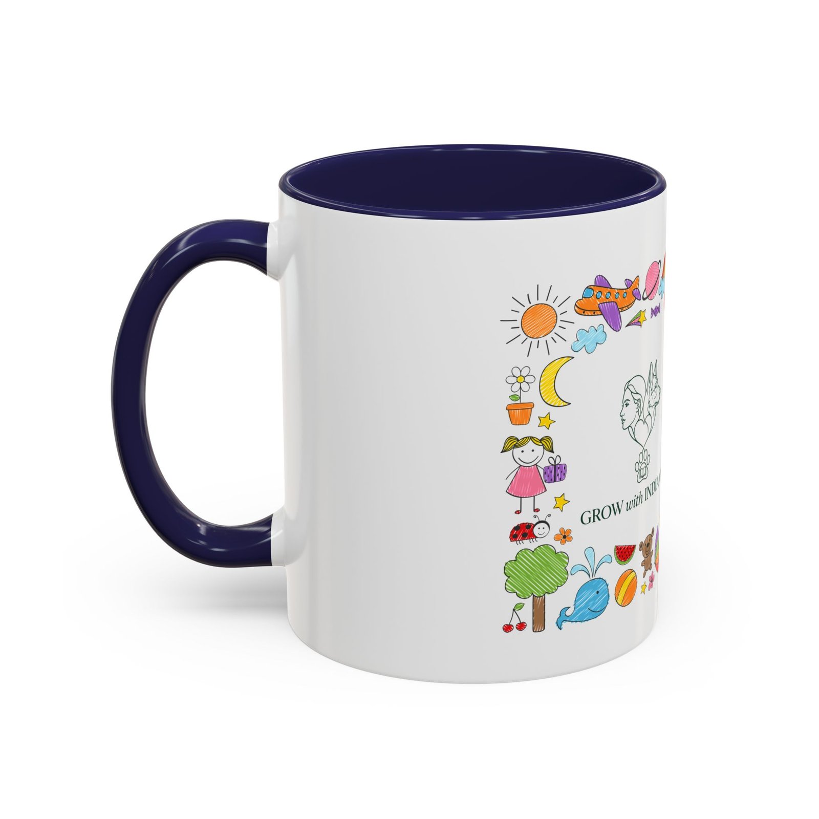 Mug Bicolore "Grow with Indianna"—Collection Grow with Indianna – Image 7