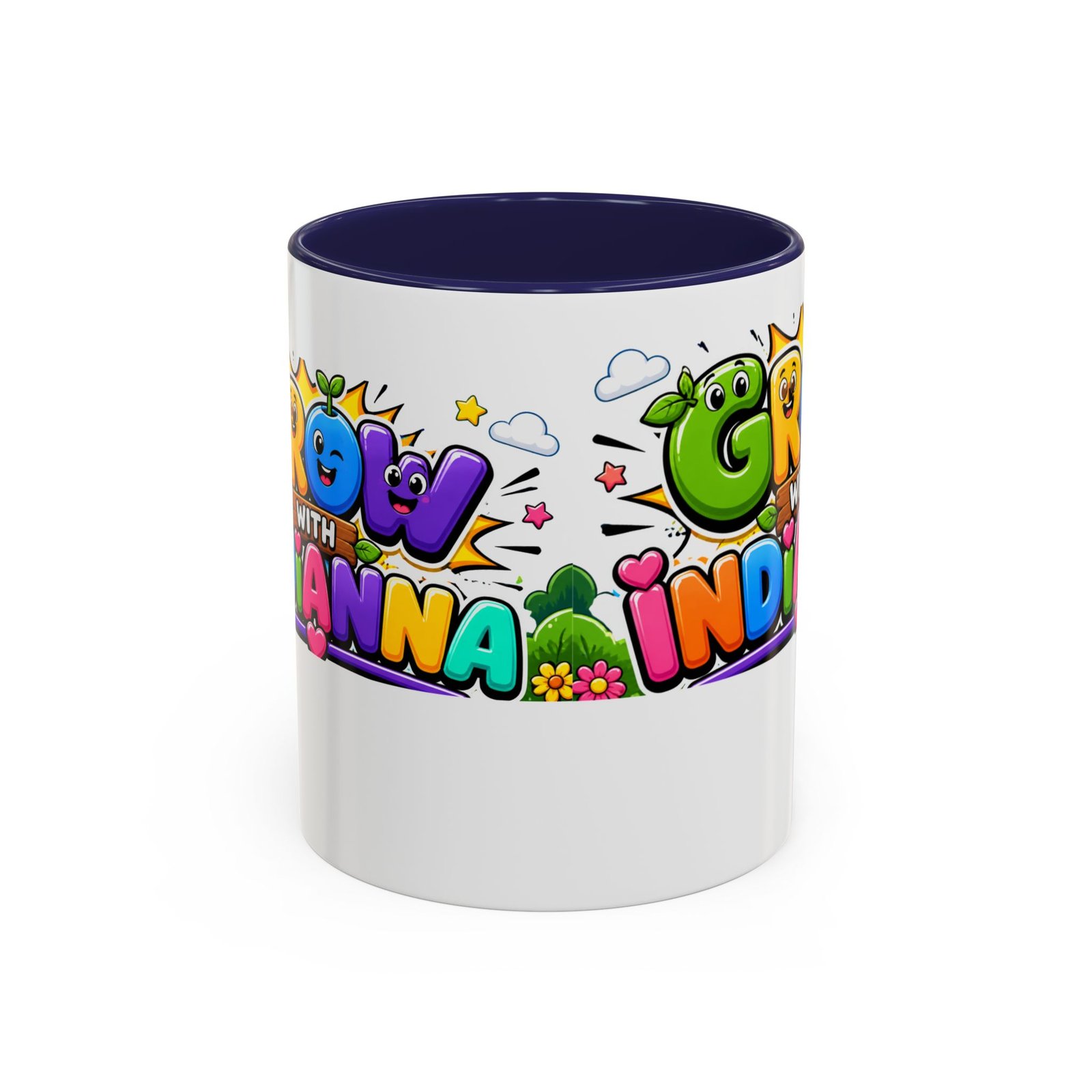 Mug Bicolore « Grow with Indianna »— Collection Grow with Indianna – Image 5