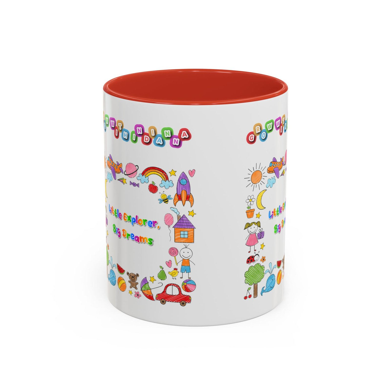 Mug Bicolore « Little Explorer, Big Dreams » - Collection Grow with Indianna – Image 13