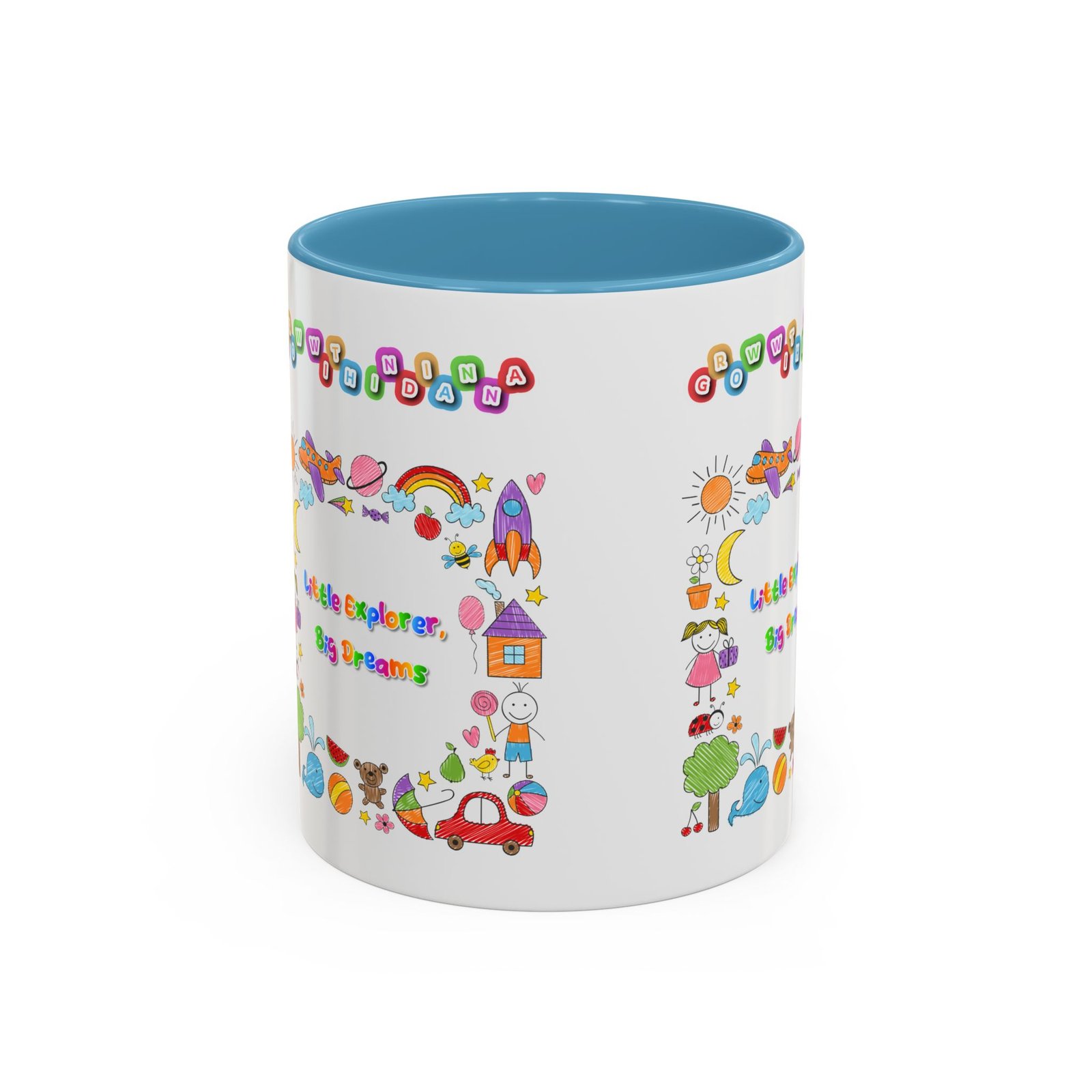 Mug Bicolore « Little Explorer, Big Dreams » - Collection Grow with Indianna – Image 17