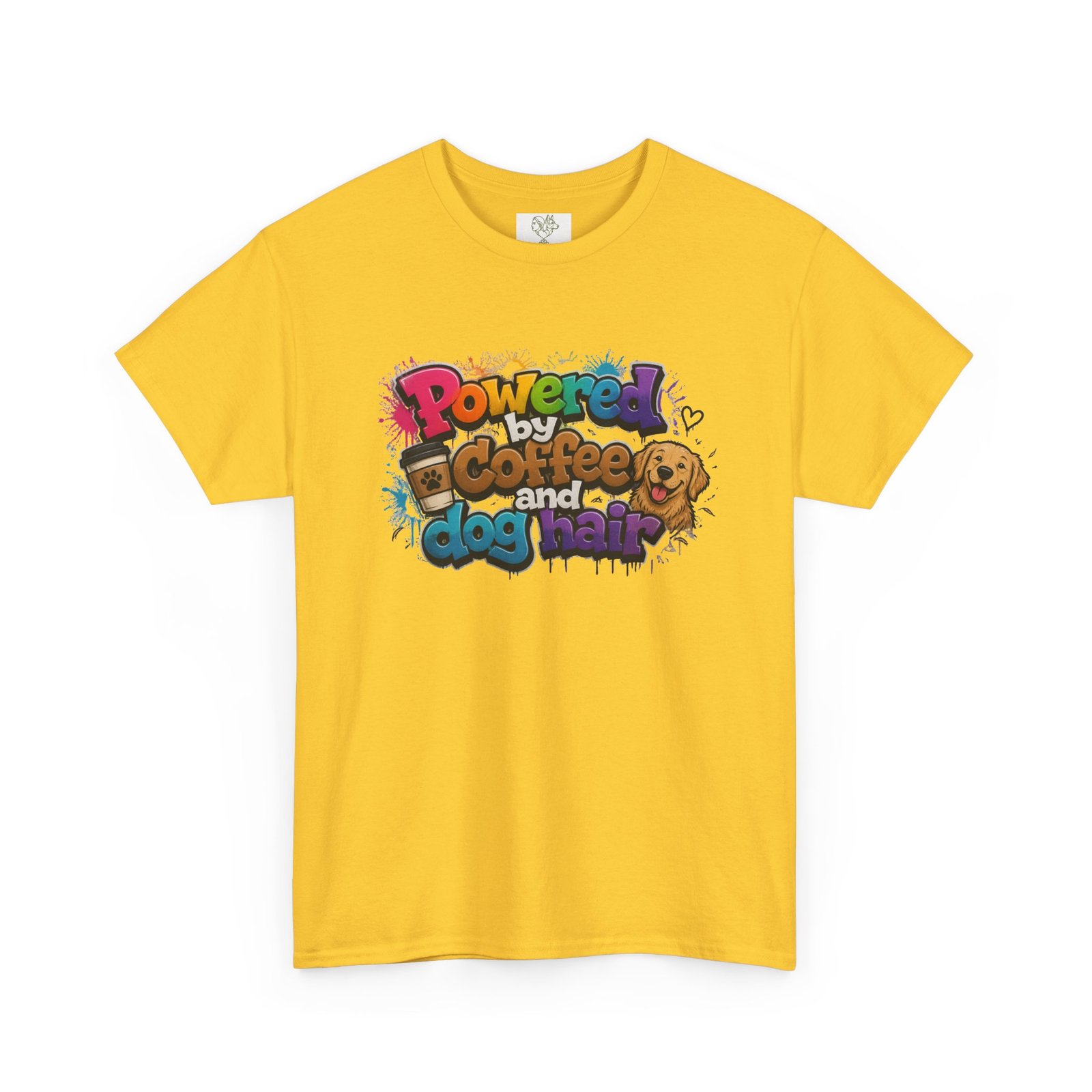 T-shirt « Powered by Coffee and Dogs » —Collection Grow with Indianna – Image 95