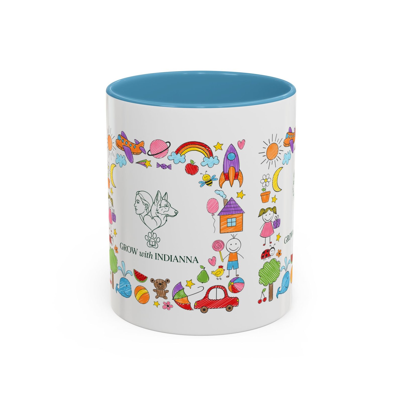Mug Bicolore "Grow with Indianna"—Collection Grow with Indianna – Image 33
