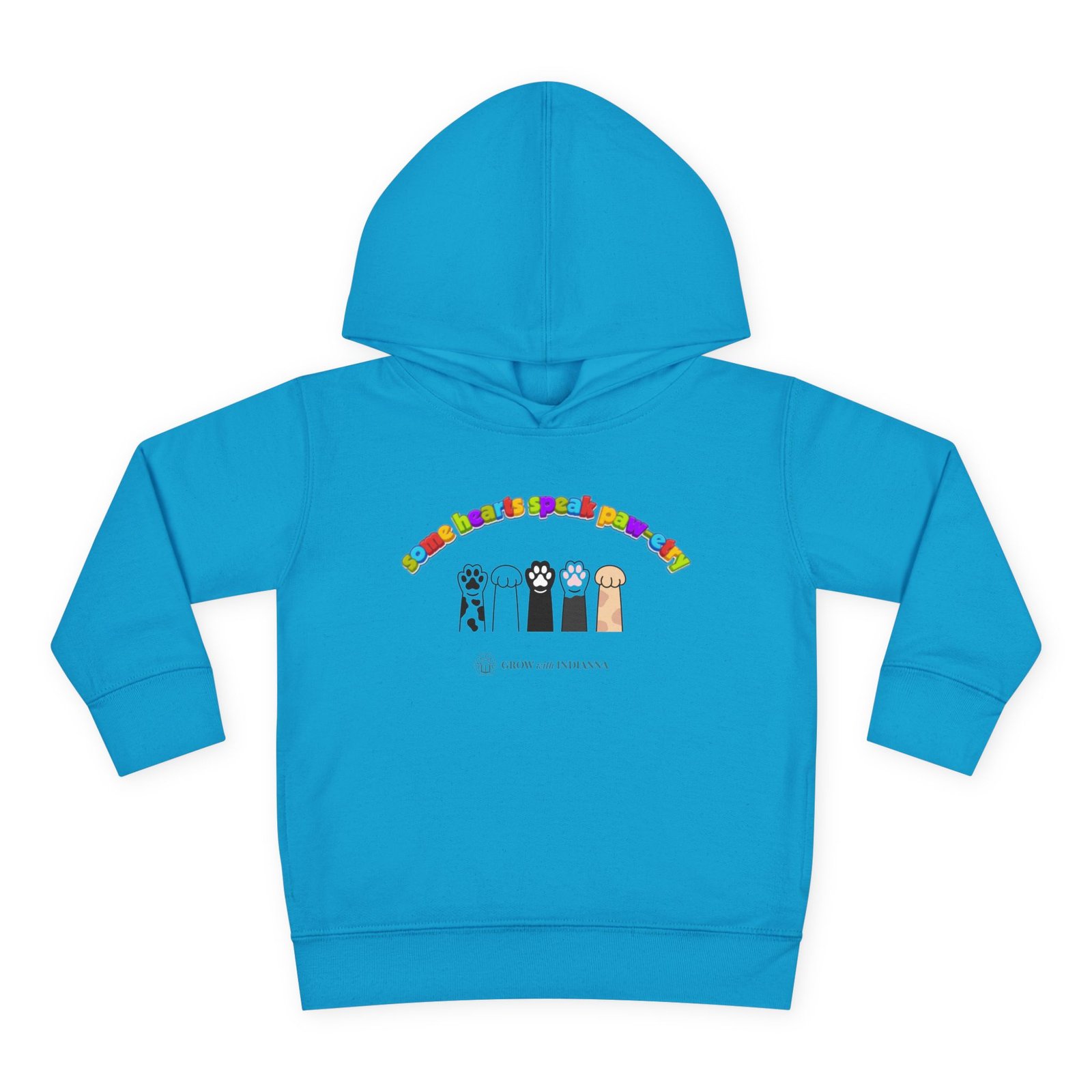 Sweat à Capuche Enfant « Paws & Rainbow » —Collection Grow with Indianna – Image 17