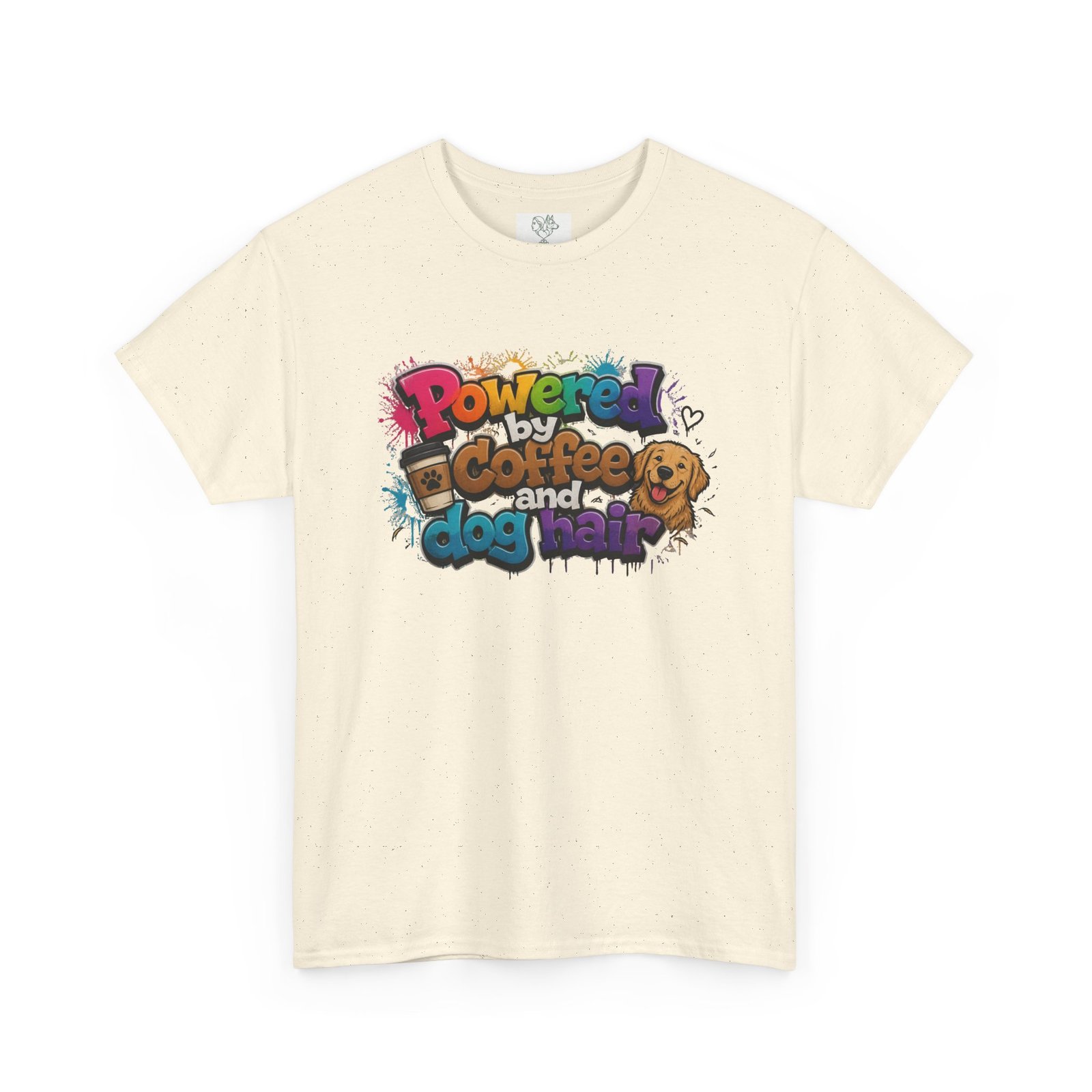 T-shirt « Powered by Coffee and Dogs » —Collection Grow with Indianna – Image 87