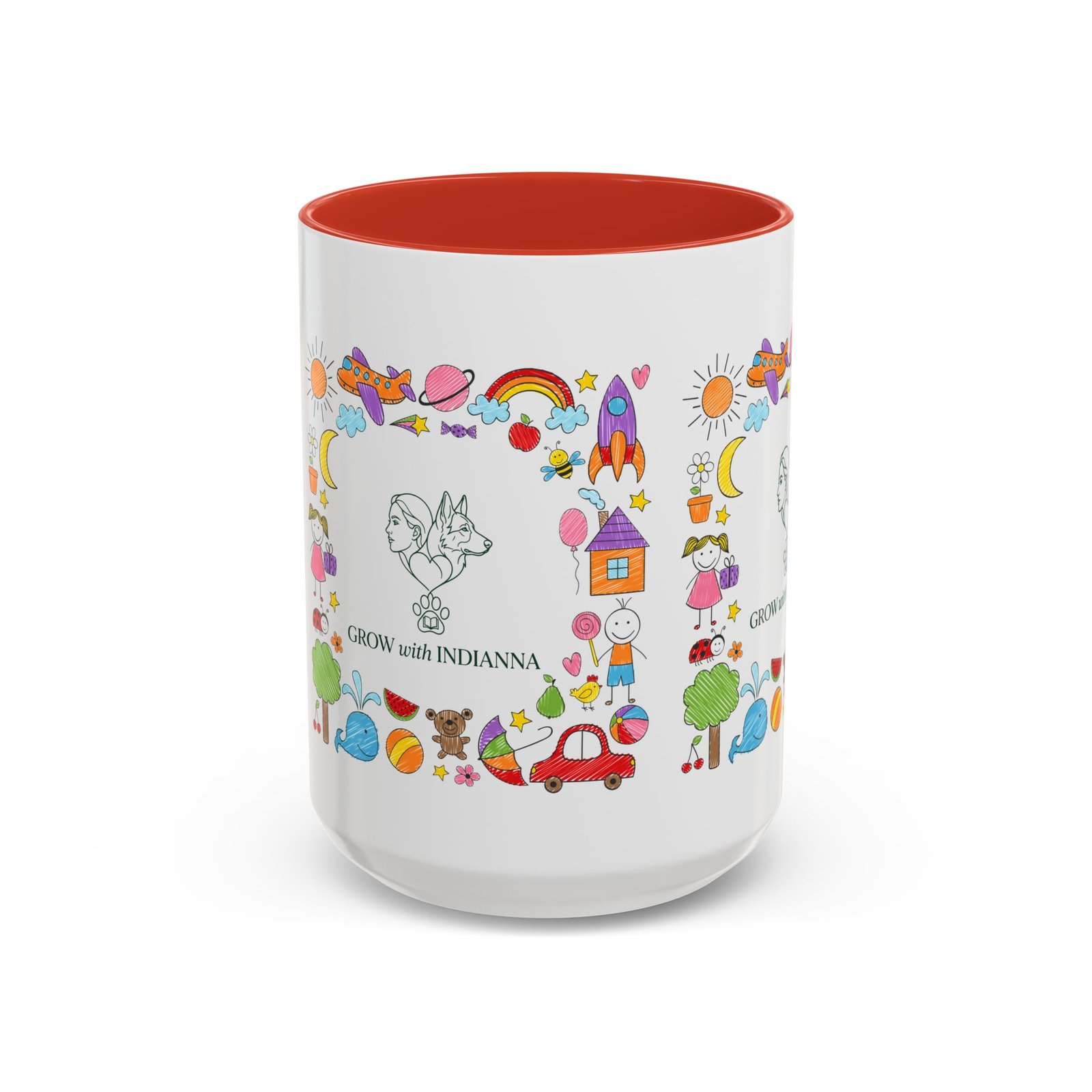 Mug Bicolore "Grow with Indianna"—Collection Grow with Indianna – Image 29