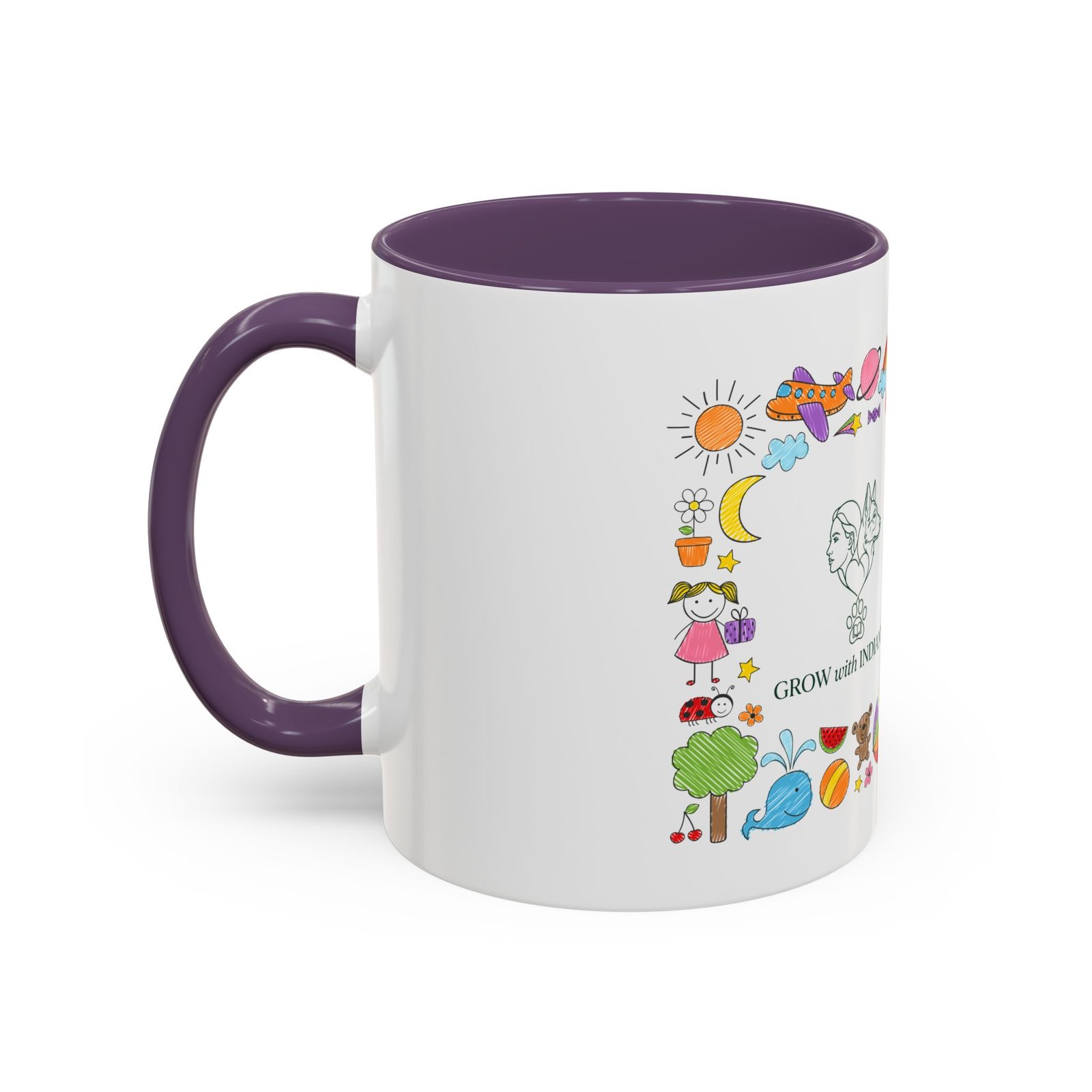 Mug Bicolore "Grow with Indianna"—Collection Grow with Indianna – Image 63