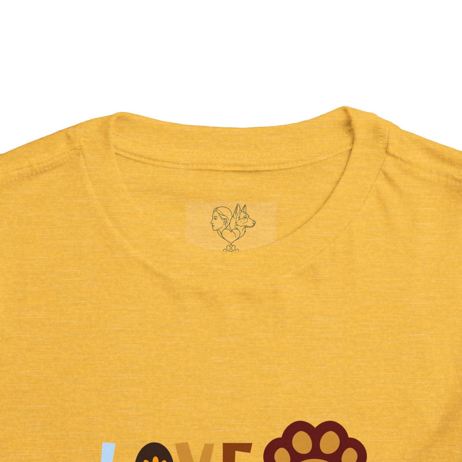 T-shirt Enfant « Love Paws » — Collection Grow with Indianna – Image 24