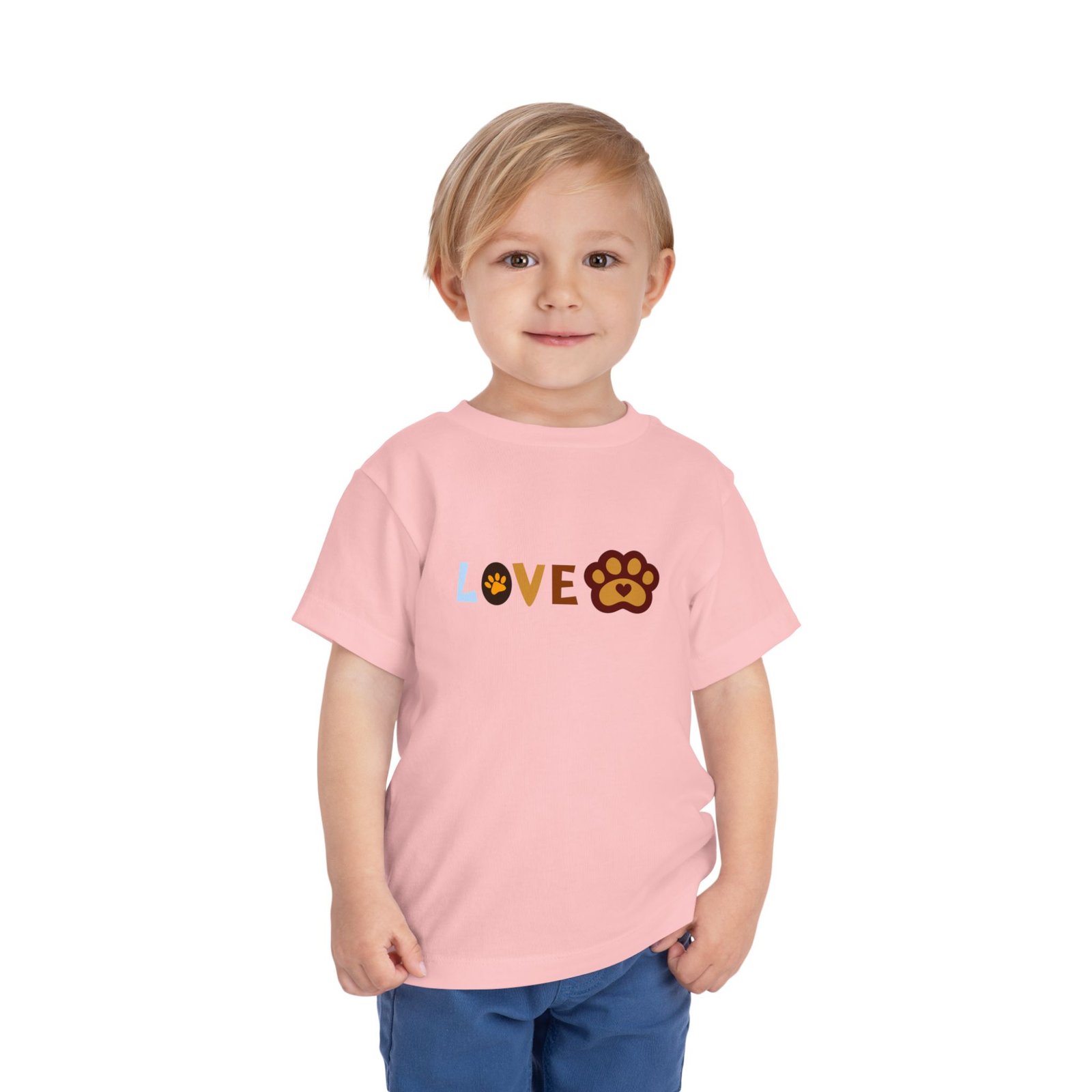 T-shirt Enfant « Love Paws » — Collection Grow with Indianna – Image 47