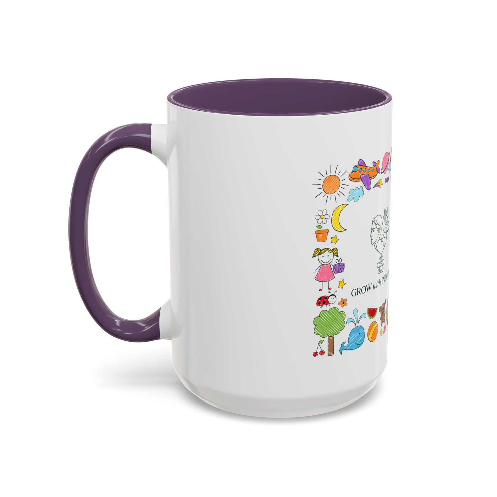 Mug Bicolore "Grow with Indianna"—Collection Grow with Indianna – Image 67