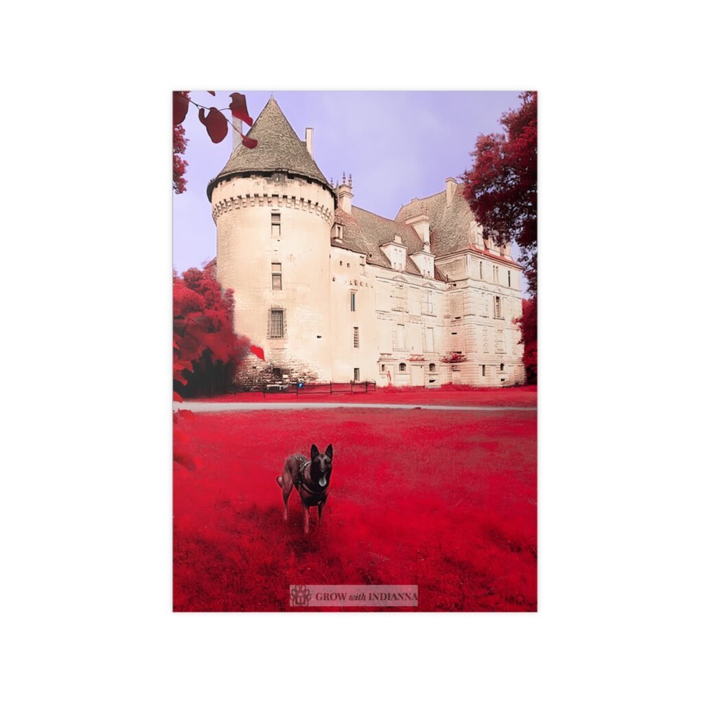 Affiche Photo Officielle "Le Château Enchanté" – Collection Grow with Indianna