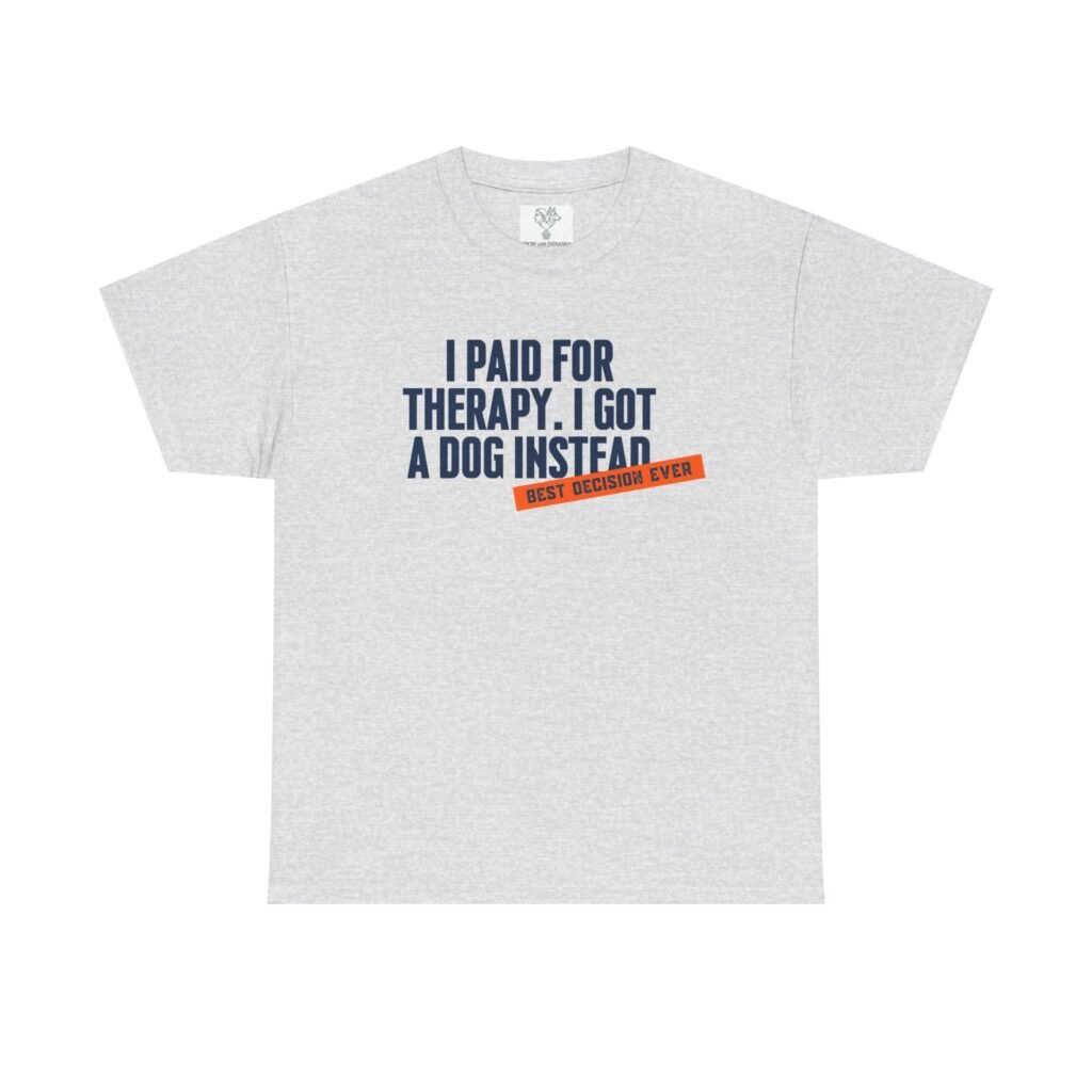 T-shirt Amoureux des Chiens —Collection Grow with Indianna