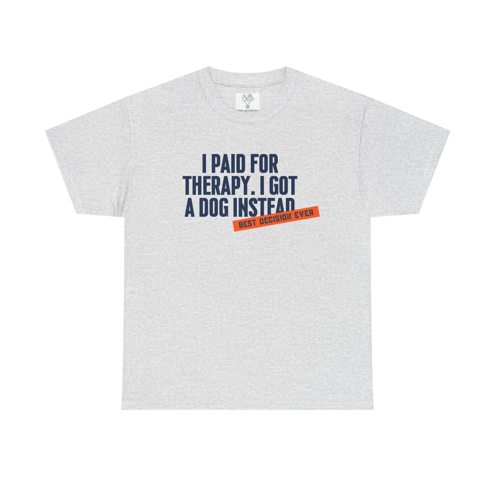 T-shirt Amoureux des Chiens —Collection Grow with Indianna