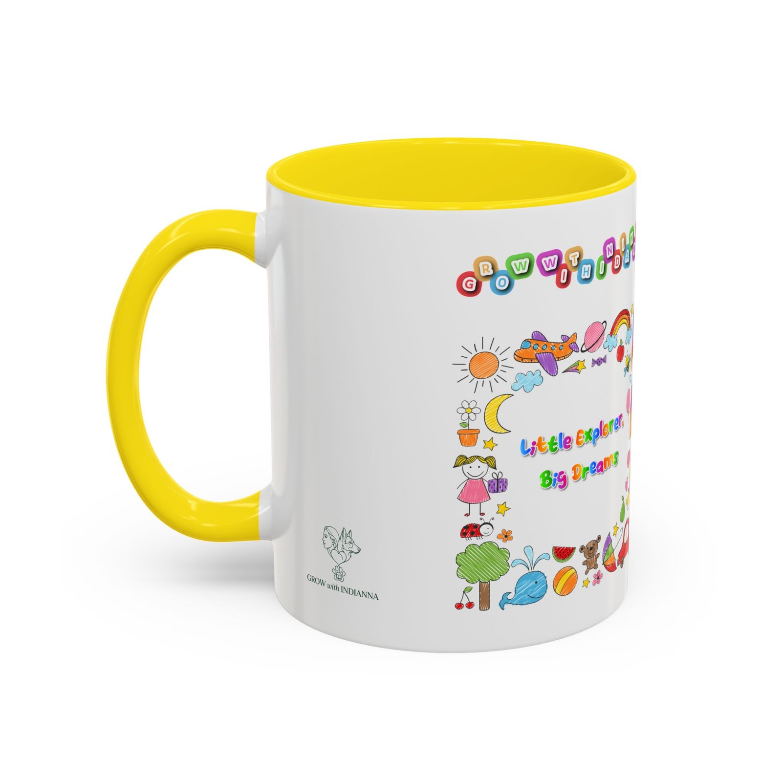 Mug Bicolore « Little Explorer, Big Dreams » - Collection Grow with Indianna – Image 27
