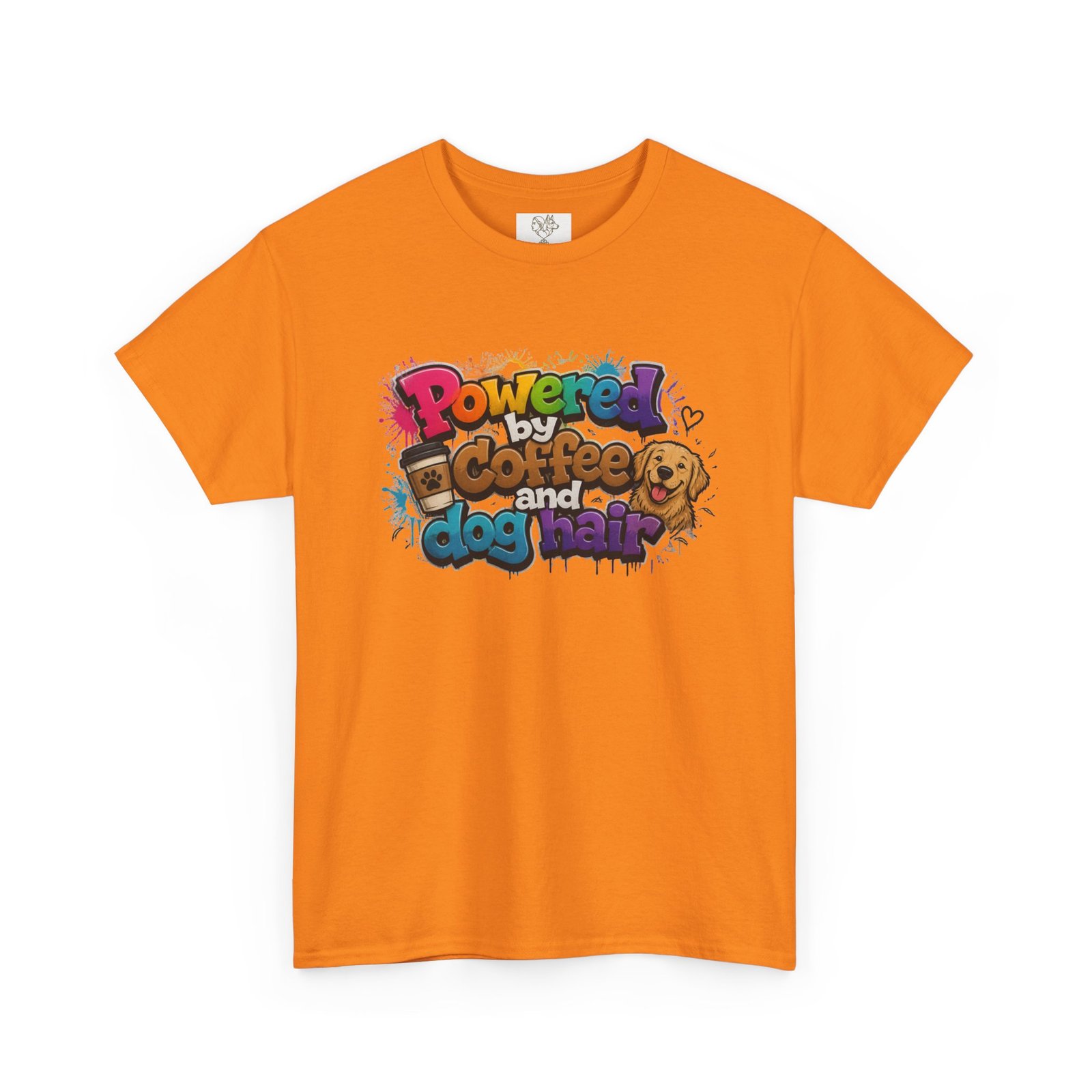 T-shirt « Powered by Coffee and Dogs » —Collection Grow with Indianna – Image 71