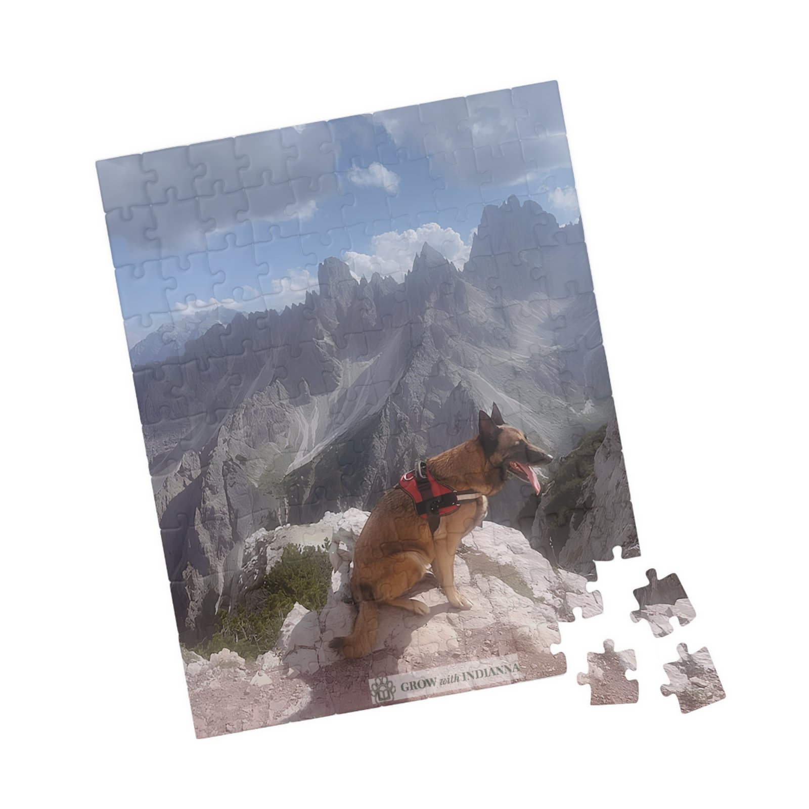 đ§© Puzzle Officiel "Au Sommet des Dolomites" â Collection Grow with Indianna â Image 3