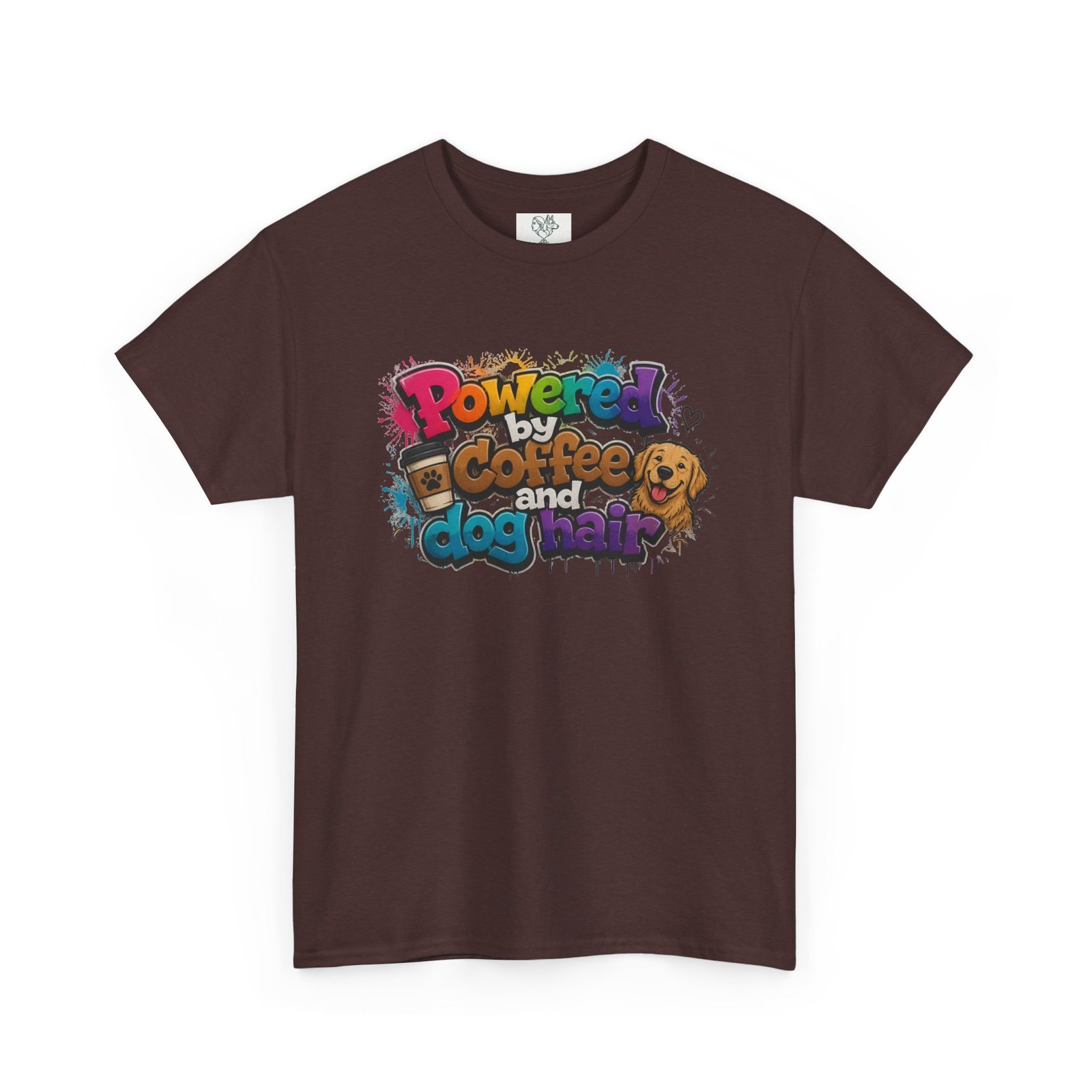 T-shirt « Powered by Coffee and Dogs » —Collection Grow with Indianna – Image 23