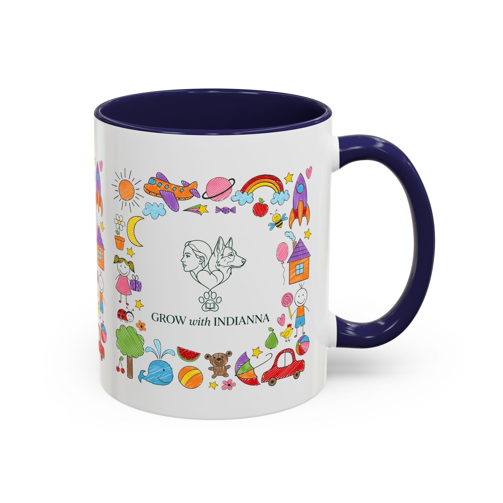 Mug Bicolore "Grow with Indianna"—Collection Grow with Indianna – Image 6