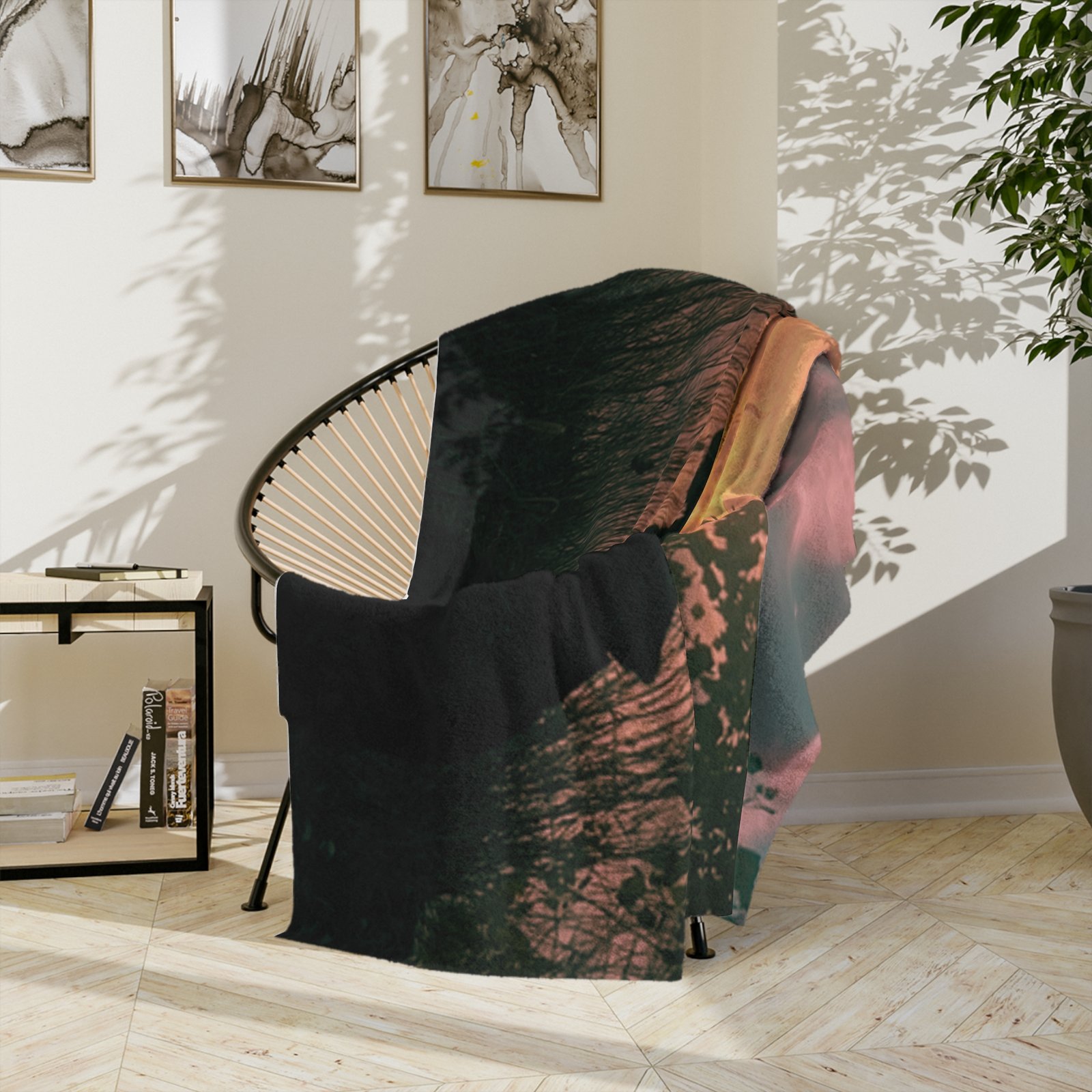 Couverture Plaid "Indianna au Coucher du Soleil" – Velours Microfibre Ultra Doux – Image 12