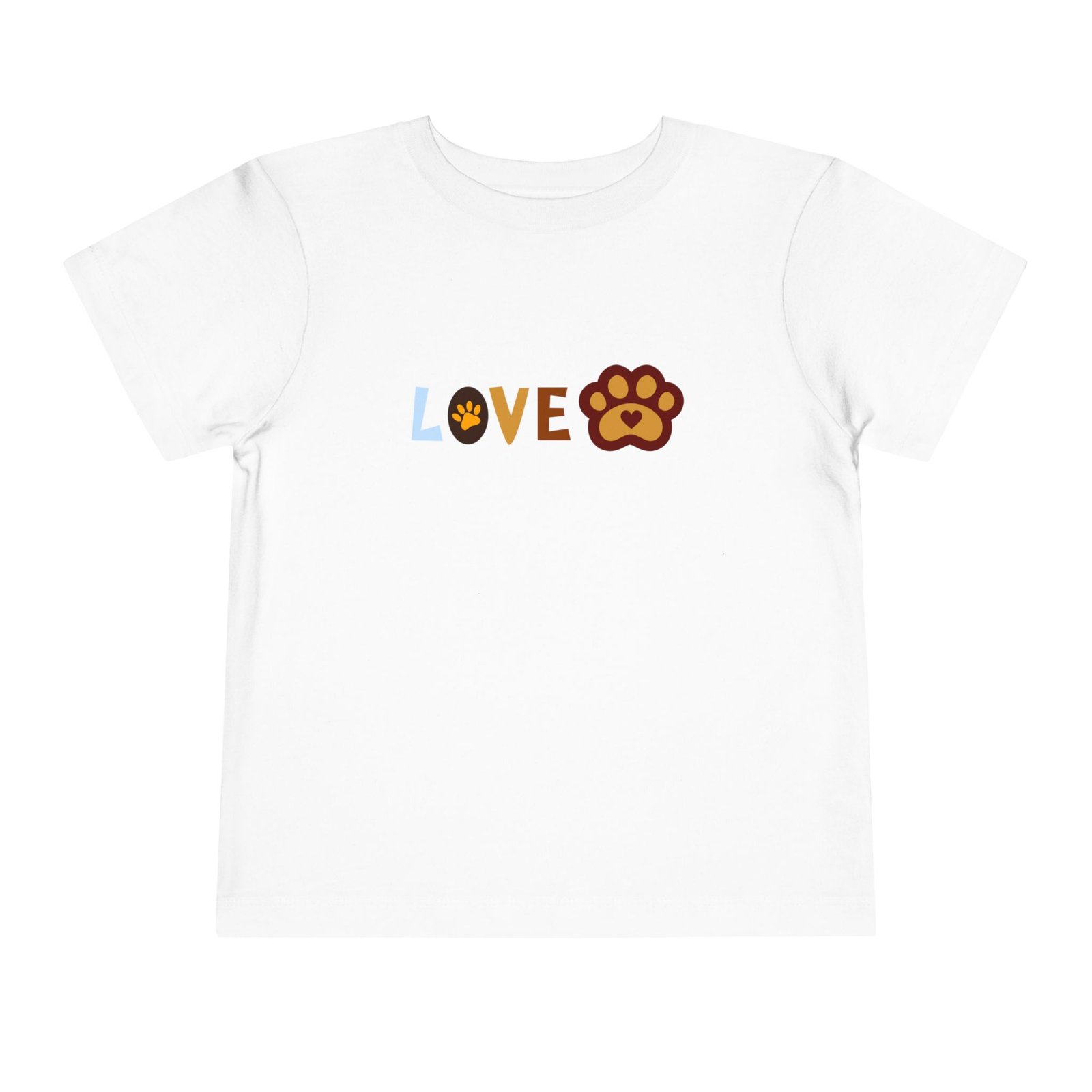 T-shirt Enfant « Love Paws » — Collection Grow with Indianna
