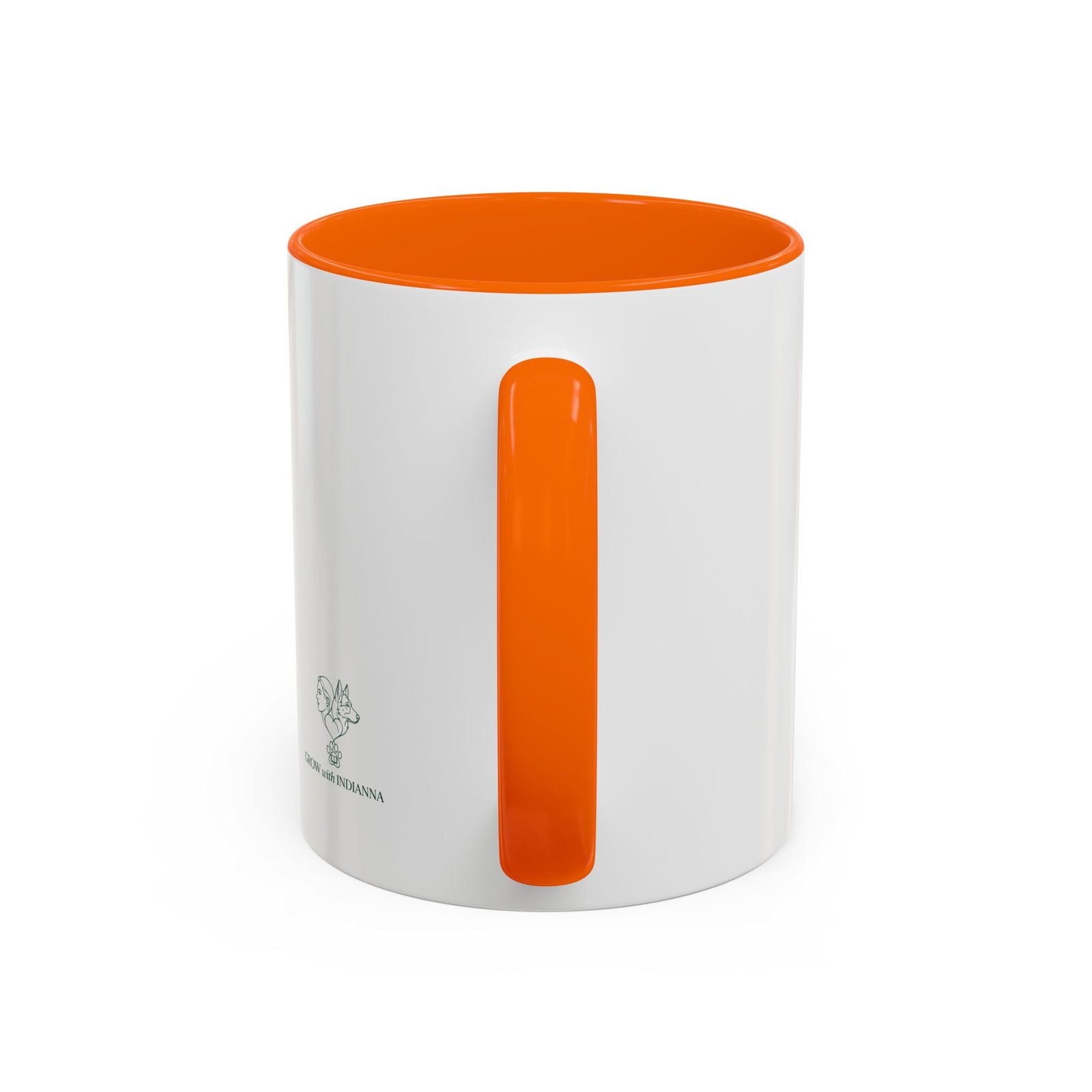 Mug Bicolore « Powered by Coffee and Dog Hair » – Collection Grow with Indianna – Image 44