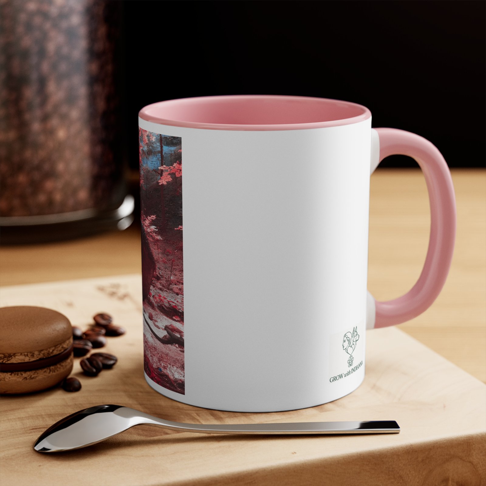 ☕ Mug Bicolore "Forêt Enchantée" – Collection Grow with Indianna – Image 16