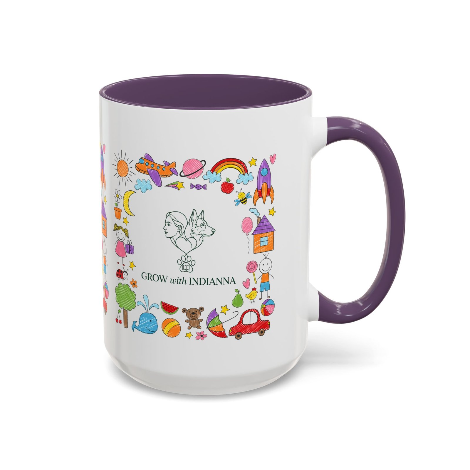 Mug Bicolore "Grow with Indianna"—Collection Grow with Indianna – Image 66
