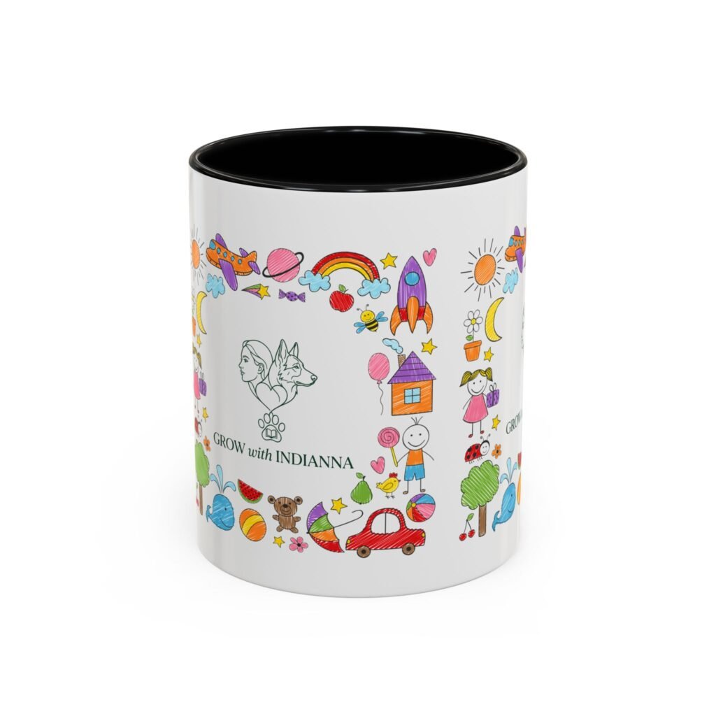 Mug Bicolore "Grow with Indianna"—Collection Grow with Indianna