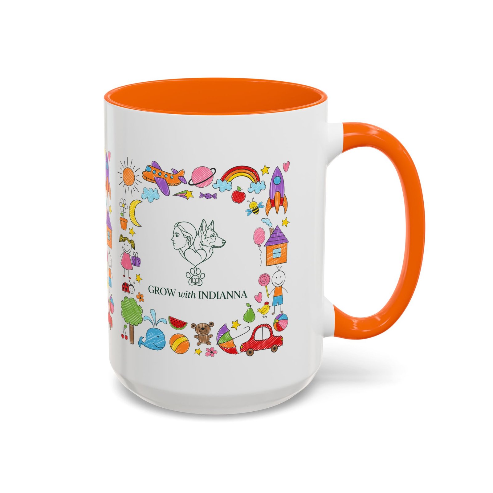 Mug Bicolore "Grow with Indianna"—Collection Grow with Indianna – Image 50