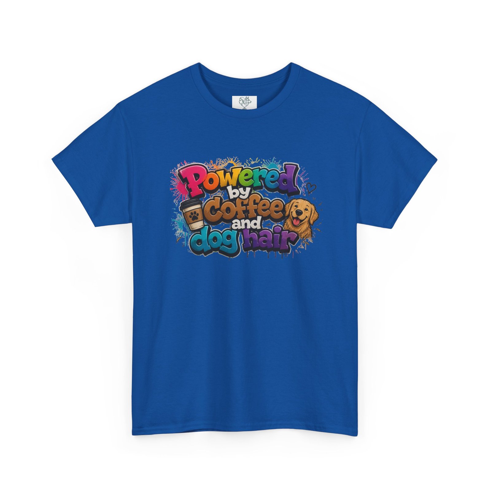 T-shirt « Powered by Coffee and Dogs » —Collection Grow with Indianna – Image 211
