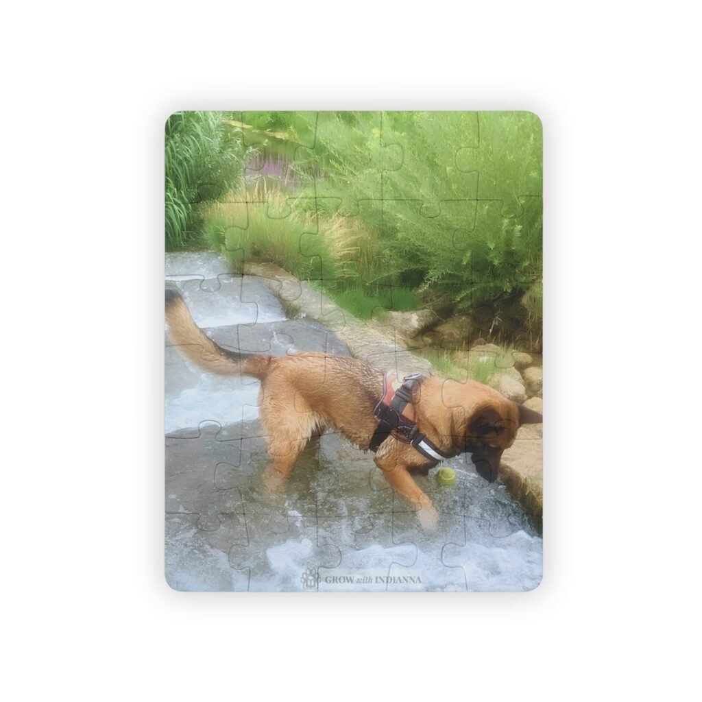 🧩 Mon Premier Puzzle "La Balle à l'Eau" – Collection Grow with Indianna