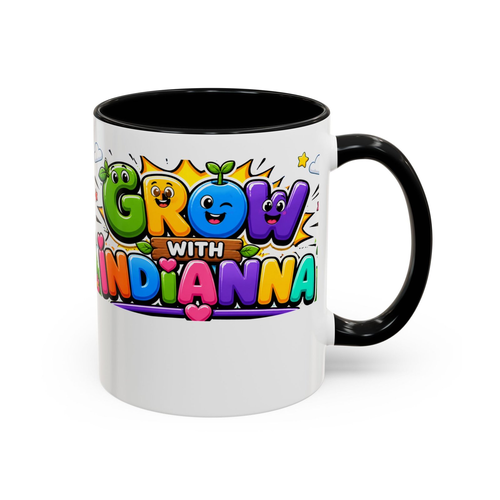 Mug Bicolore « Grow with Indianna »— Collection Grow with Indianna – Image 2