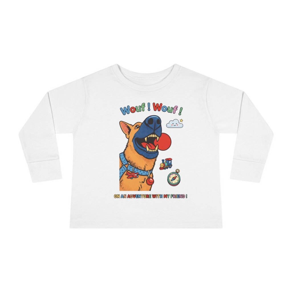 T-shirt Manches Longues Enfant « Indianna & Sa Balle »