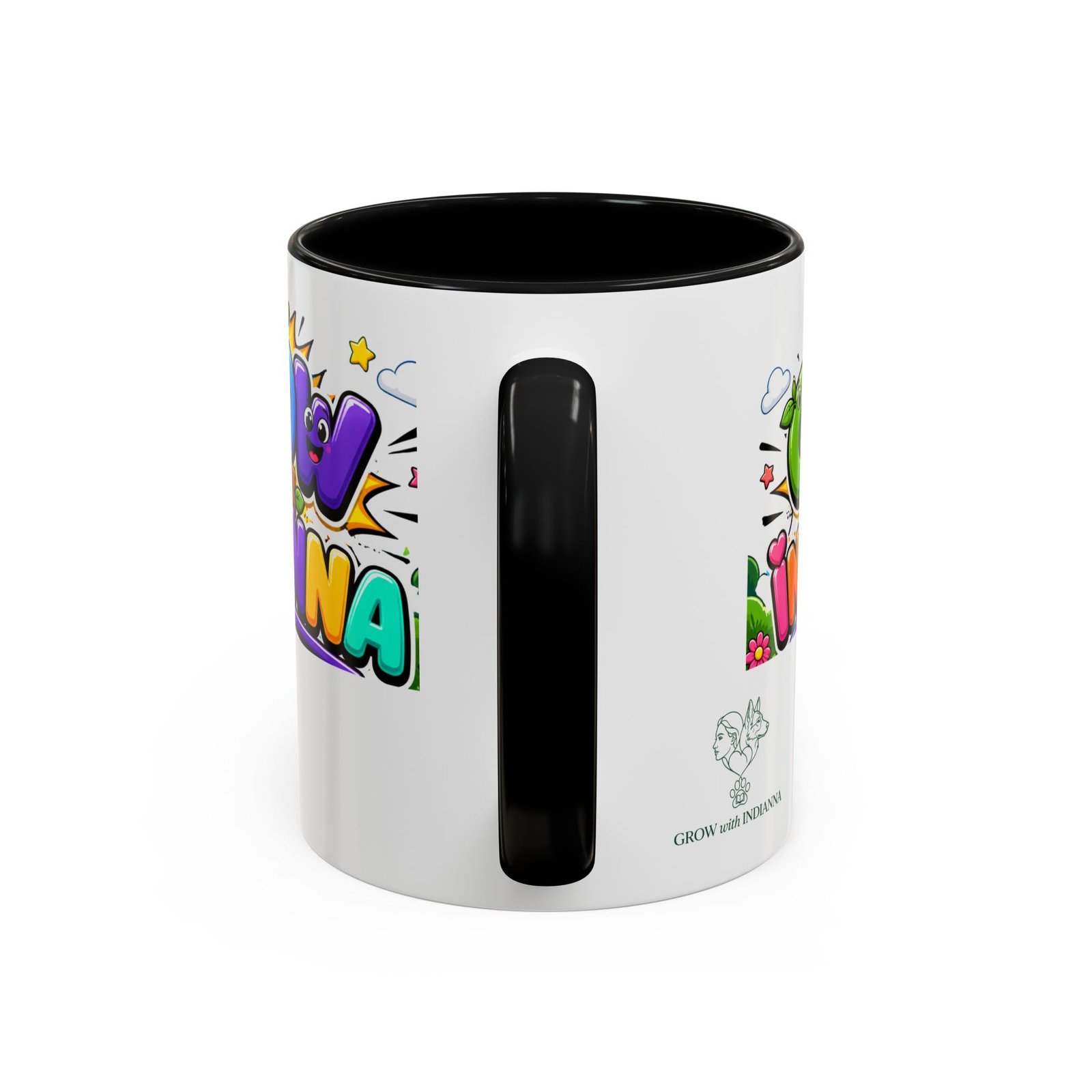 Mug Bicolore « Grow with Indianna »— Collection Grow with Indianna – Image 4