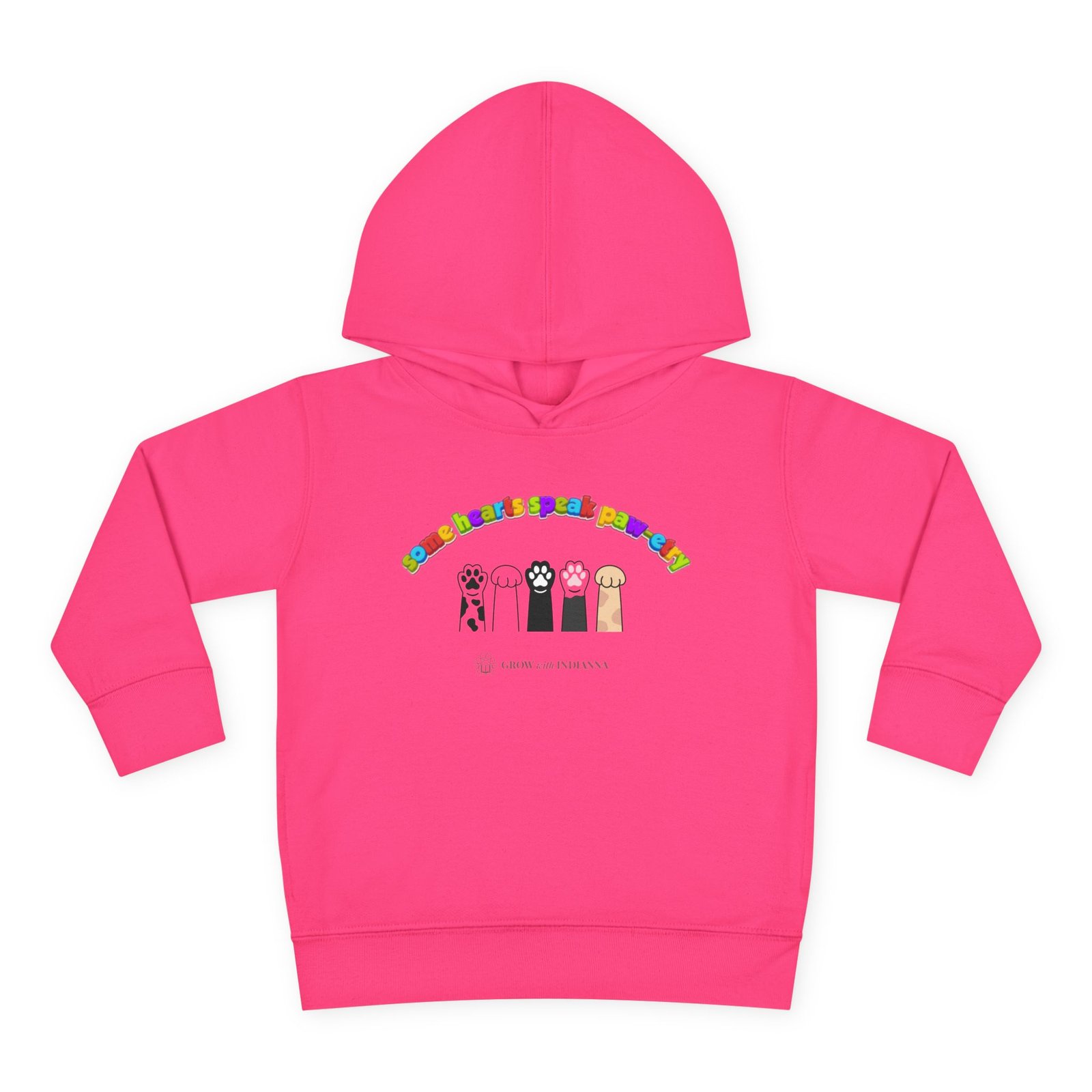 Sweat à Capuche Enfant « Paws & Rainbow » —Collection Grow with Indianna – Image 29
