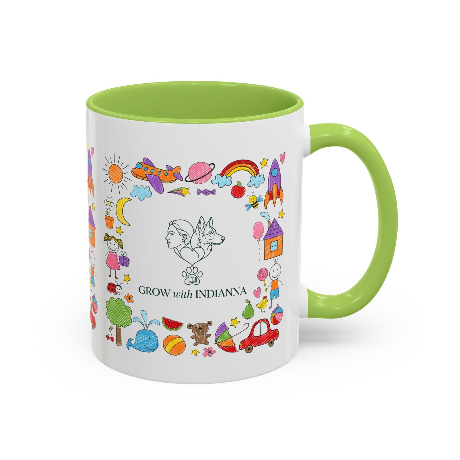 Mug Bicolore "Grow with Indianna"—Collection Grow with Indianna – Image 58