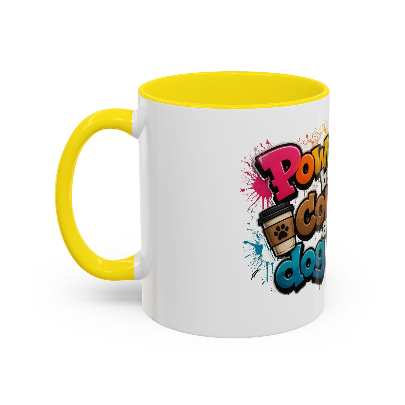 Mug Bicolore « Powered by Coffee and Dog Hair » – Collection Grow with Indianna – Image 47