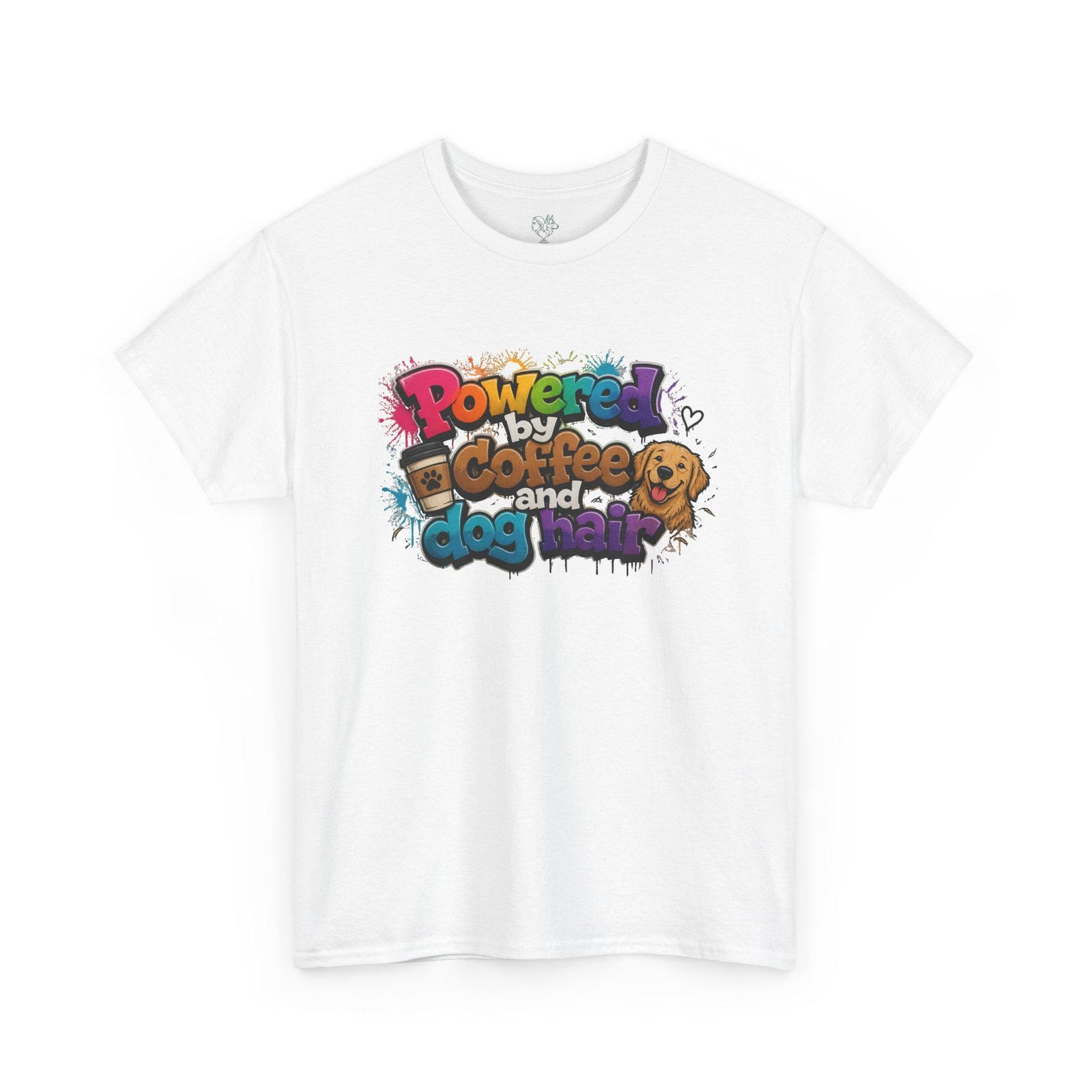 T-shirt « Powered by Coffee and Dogs » —Collection Grow with Indianna – Image 3