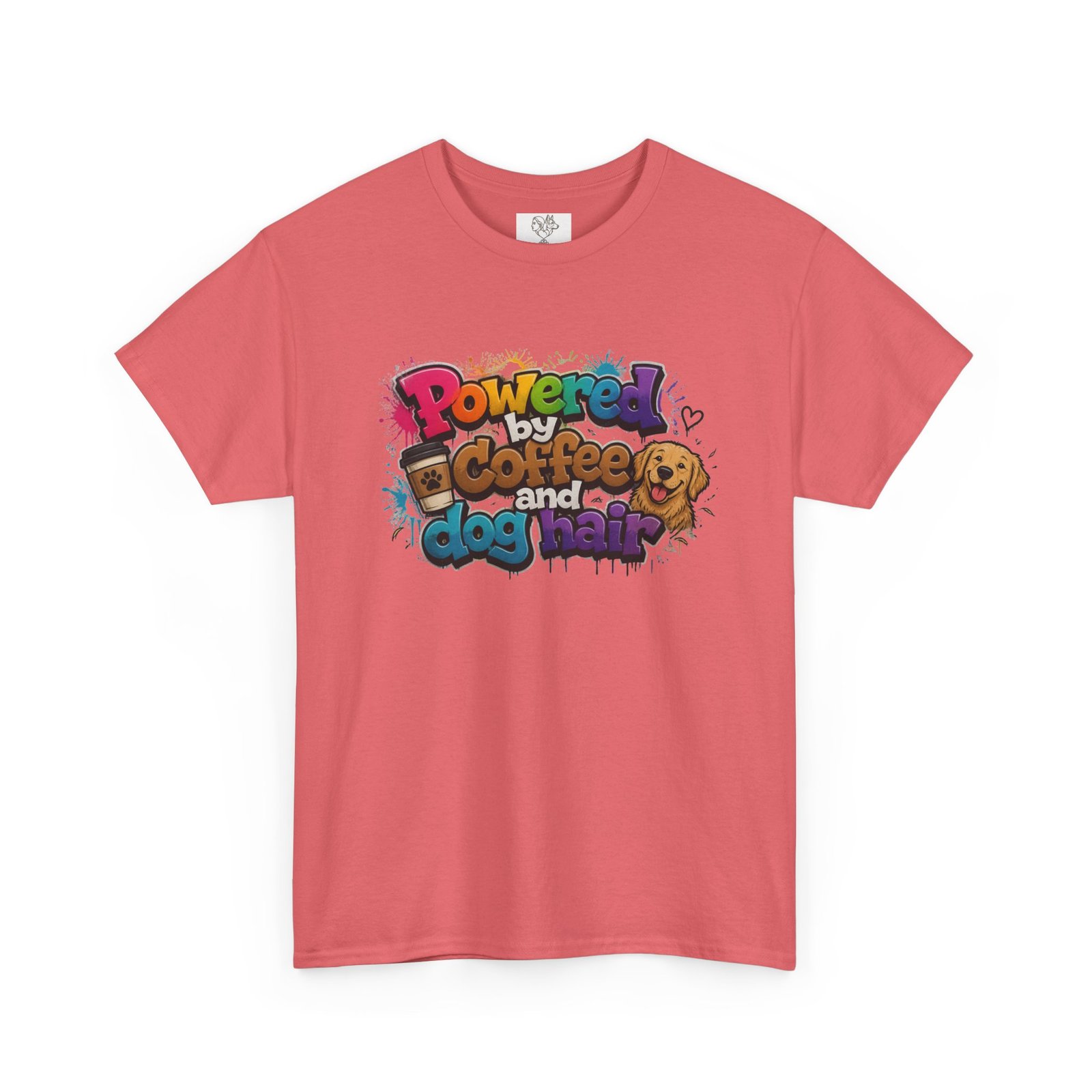 T-shirt « Powered by Coffee and Dogs » —Collection Grow with Indianna – Image 15